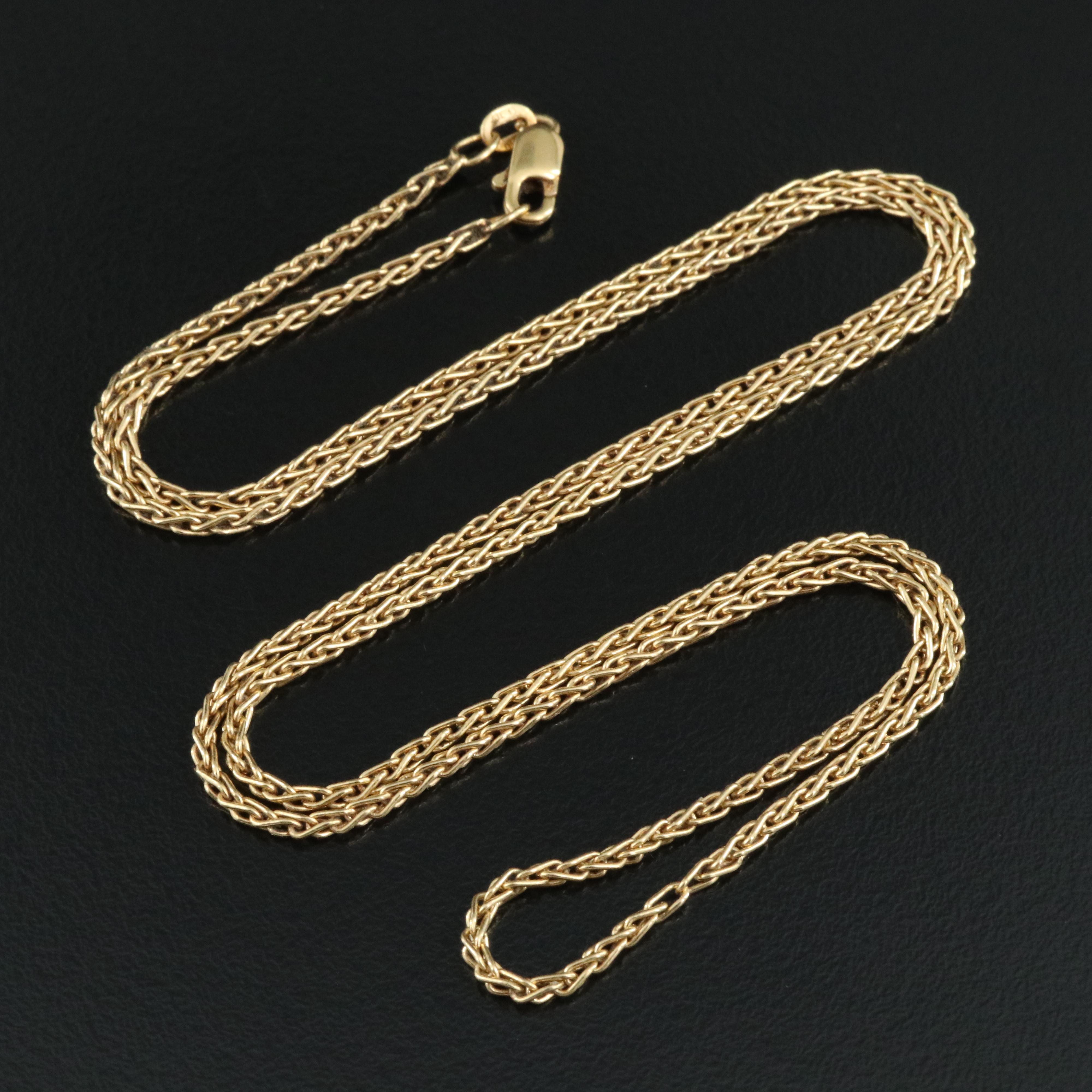 18K Wheat Chain Necklace
