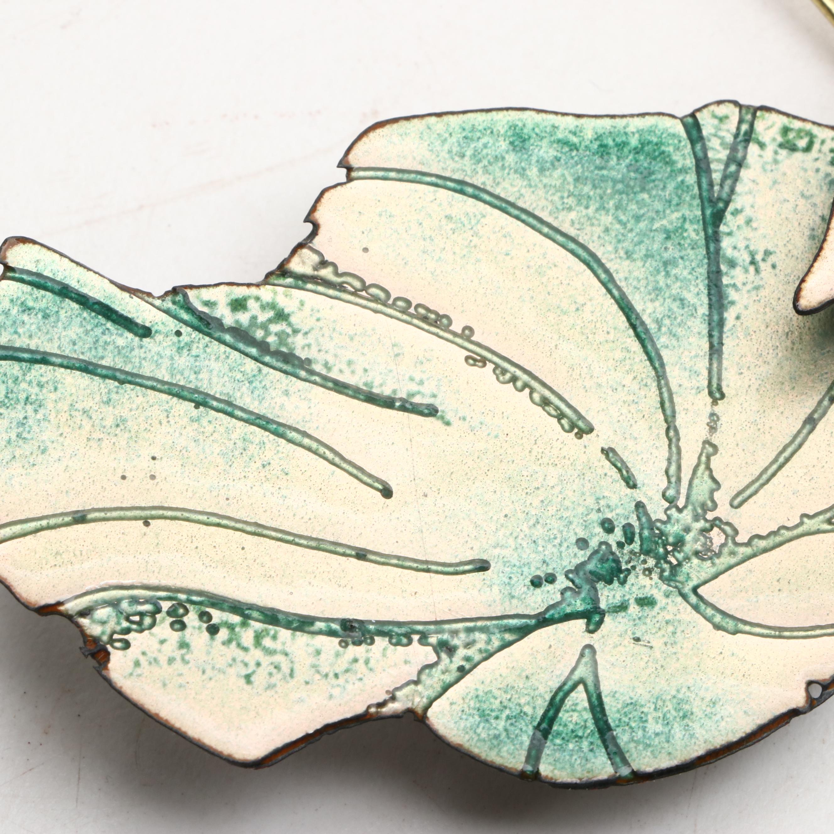 Bovano Enameled Metal Wall Bird Sculptures