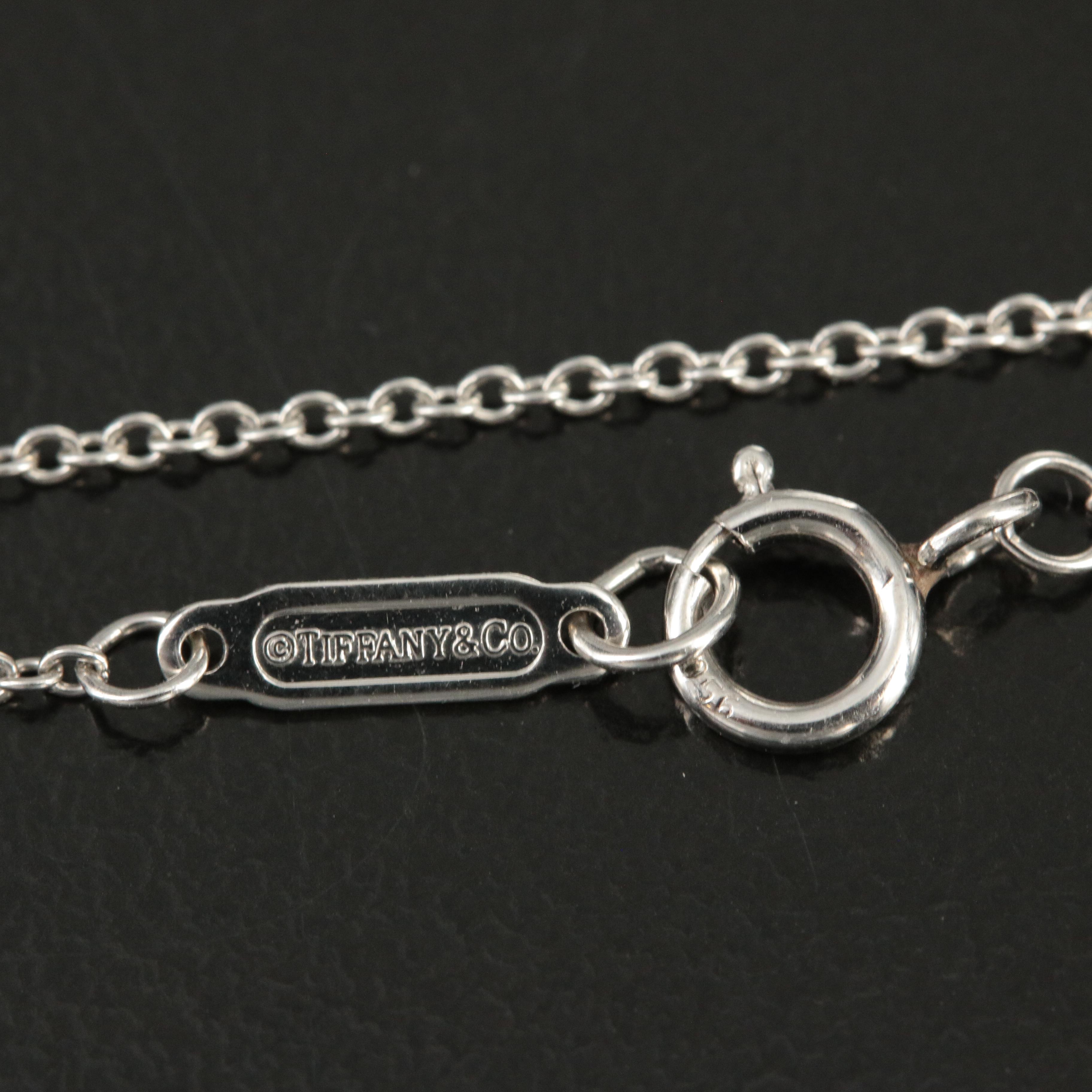 Tiffany & Co. Platinum and 0.10 CTW Diamond Infinity Bracelet