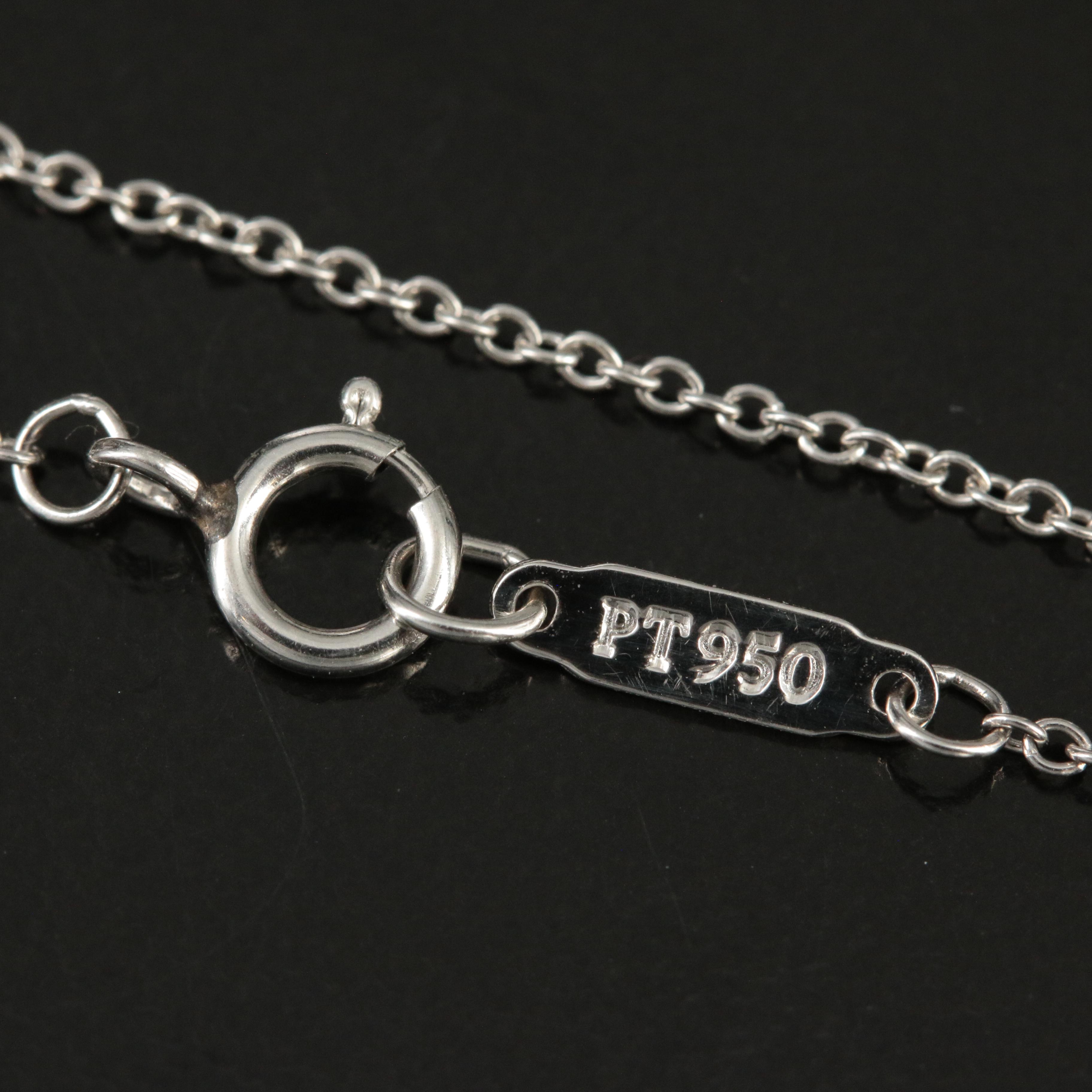 Tiffany & Co. Platinum and 0.10 CTW Diamond Infinity Bracelet