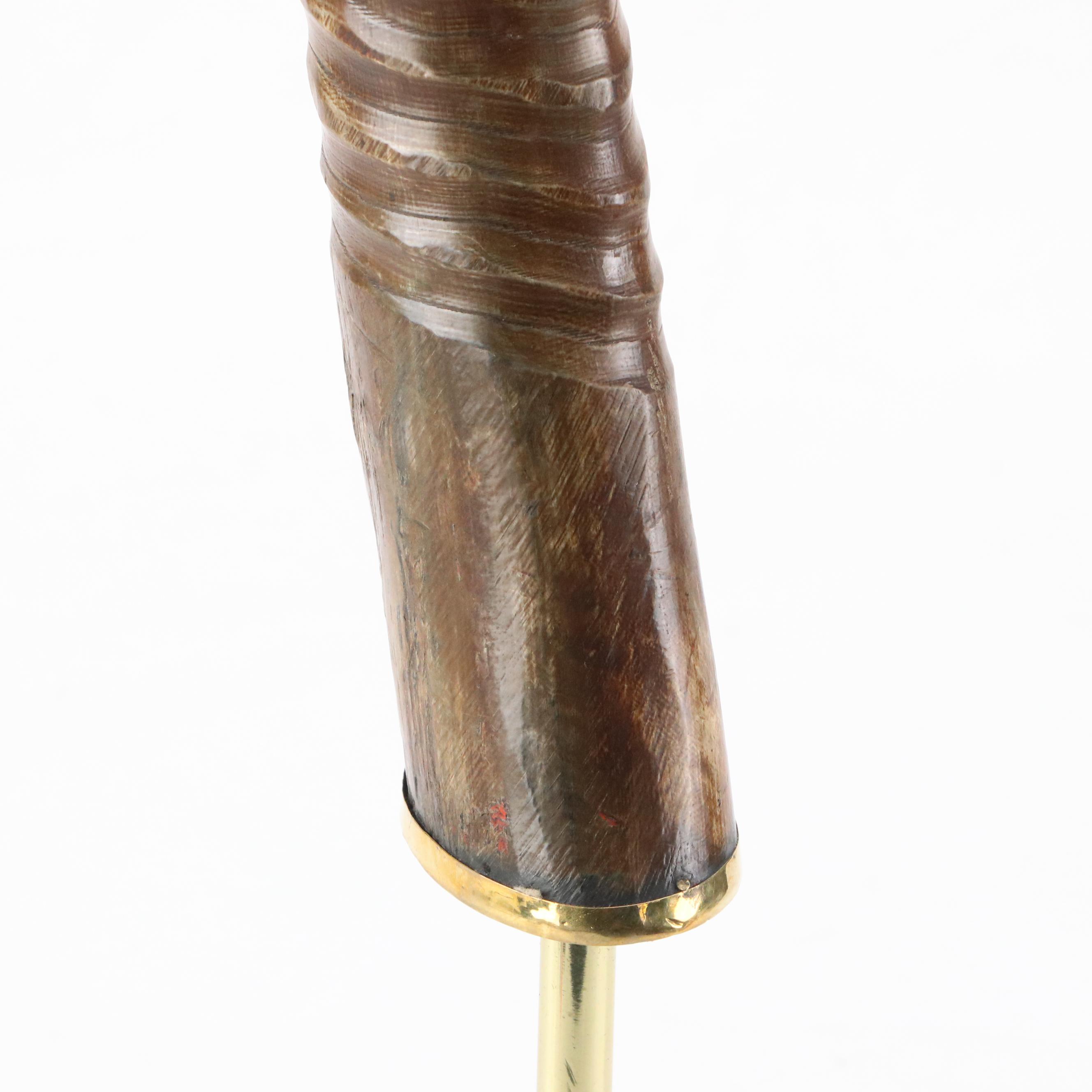 Modern African Oryx Antelope Horn Decorative Sculpture