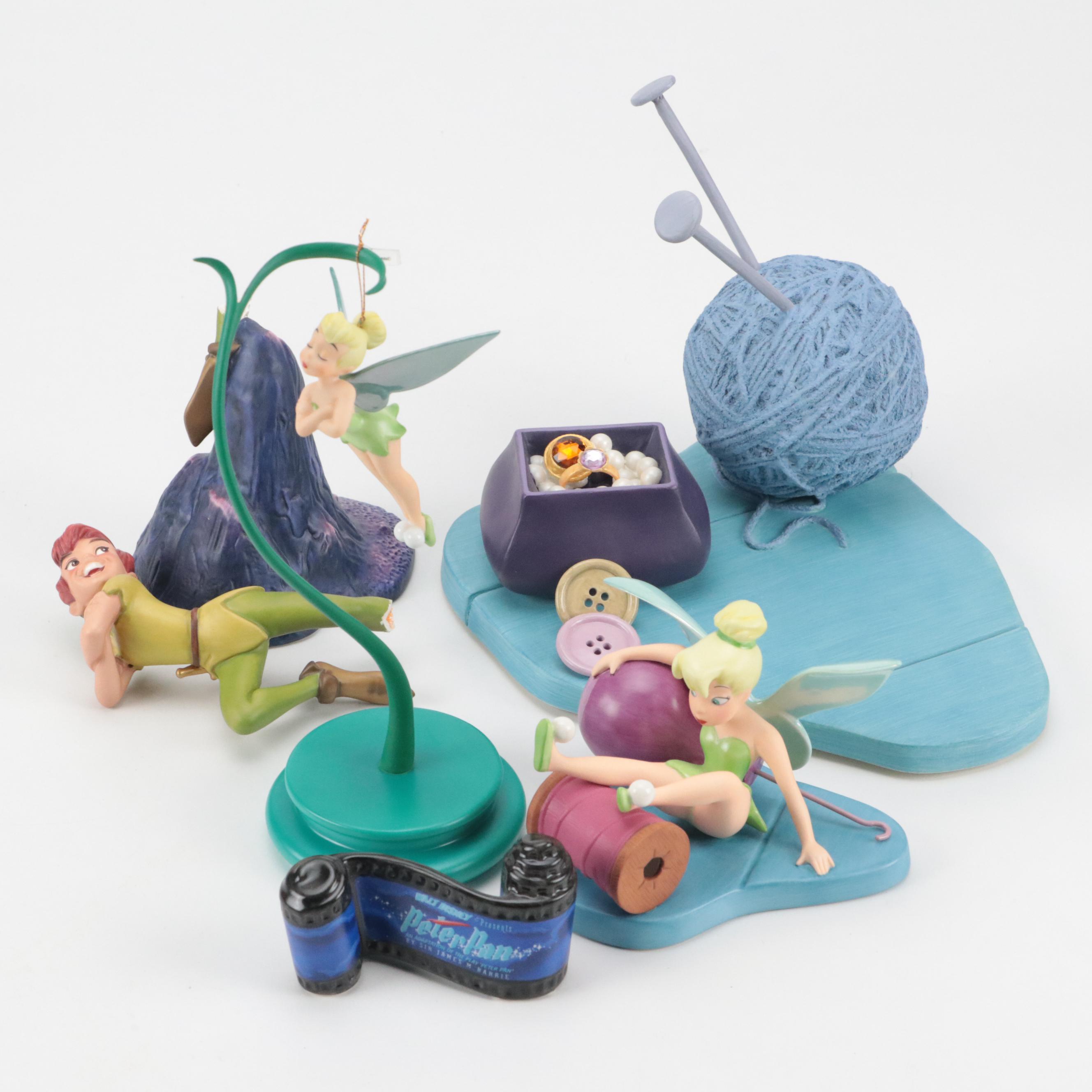 Walt Disney Classics Collection Porcelain Figurines, Including Peter Pan Series
