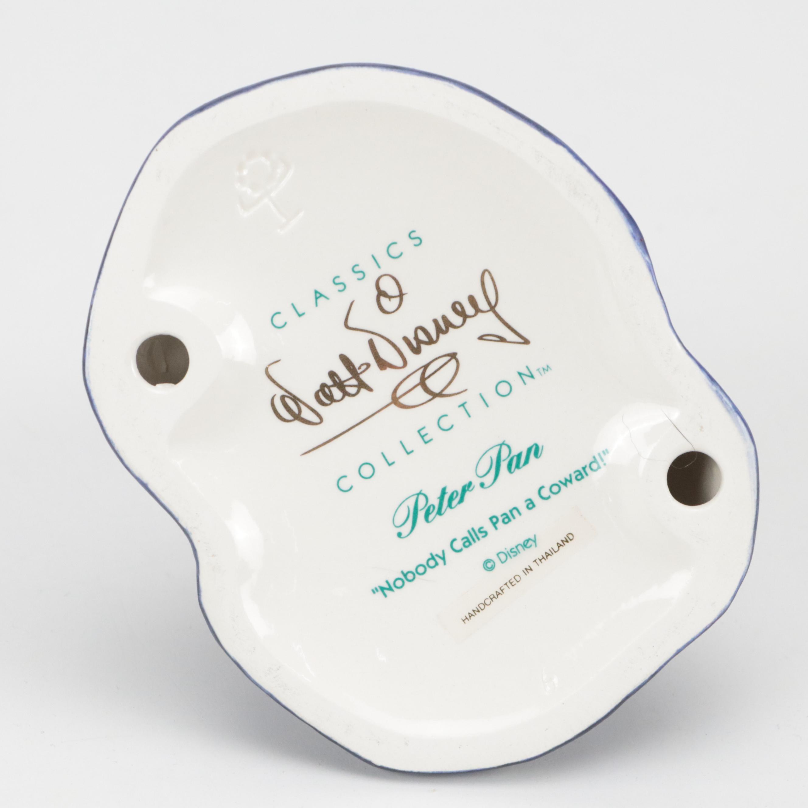 Walt Disney Classics Collection Porcelain Figurines, Including Peter Pan Series