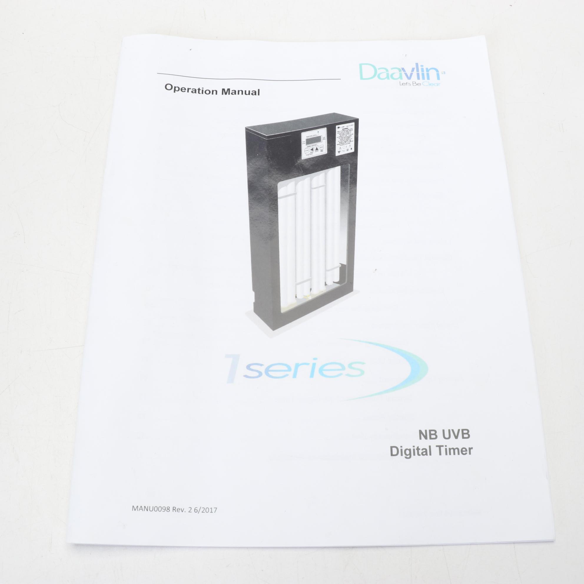 Daavlin 1 Series Phototherapy Treatment System, 2017