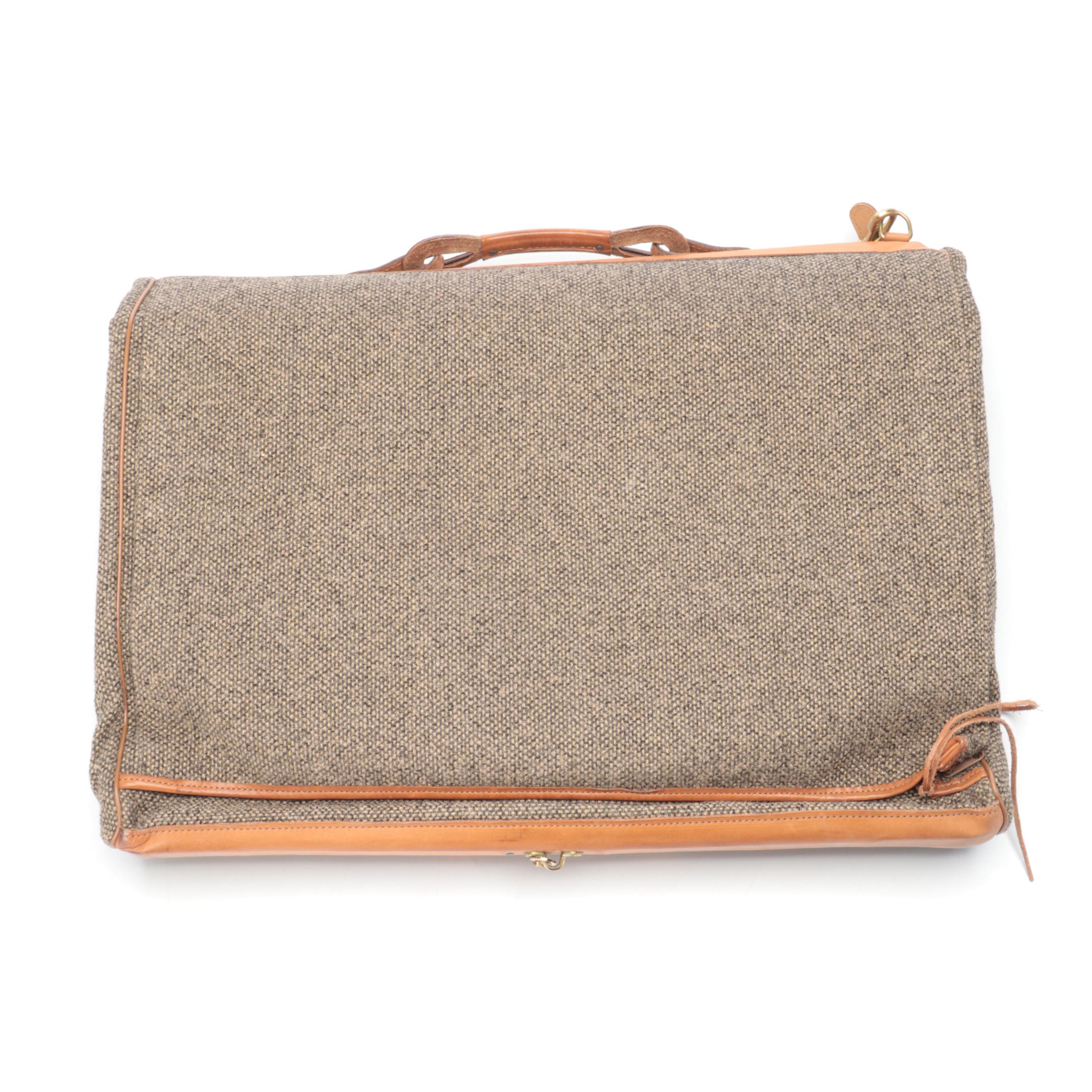 Hartmann Luggage Leather Trimmed Tweed Suitcases