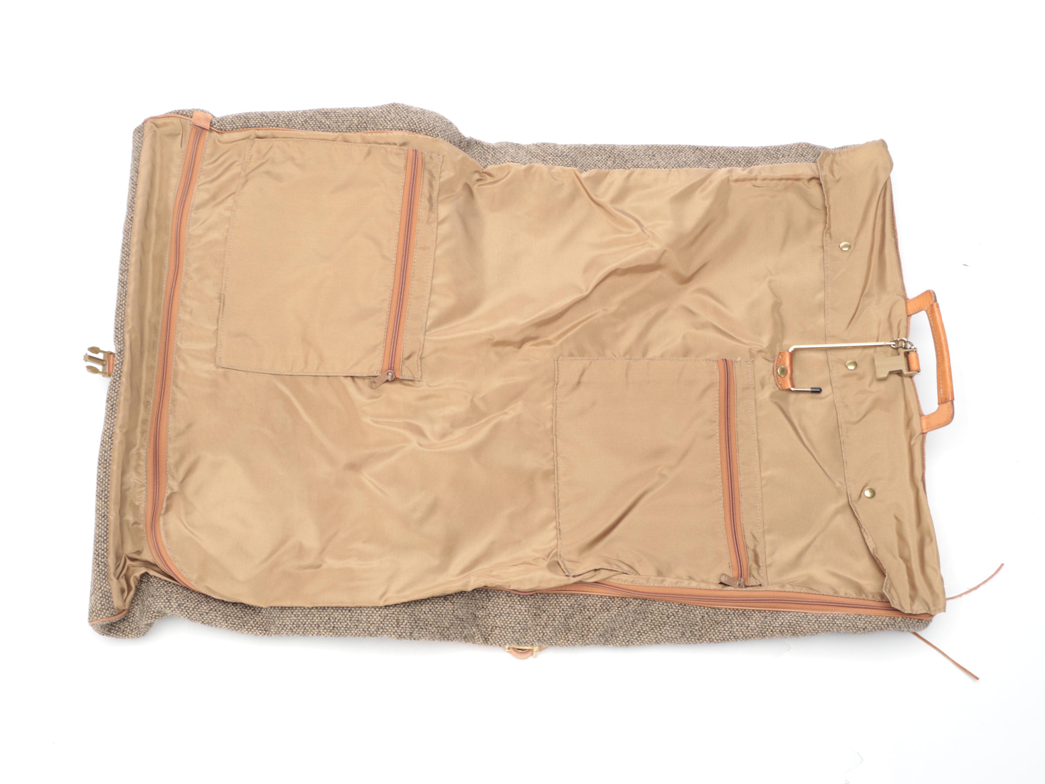 Hartmann Luggage Leather Trimmed Tweed Suitcases