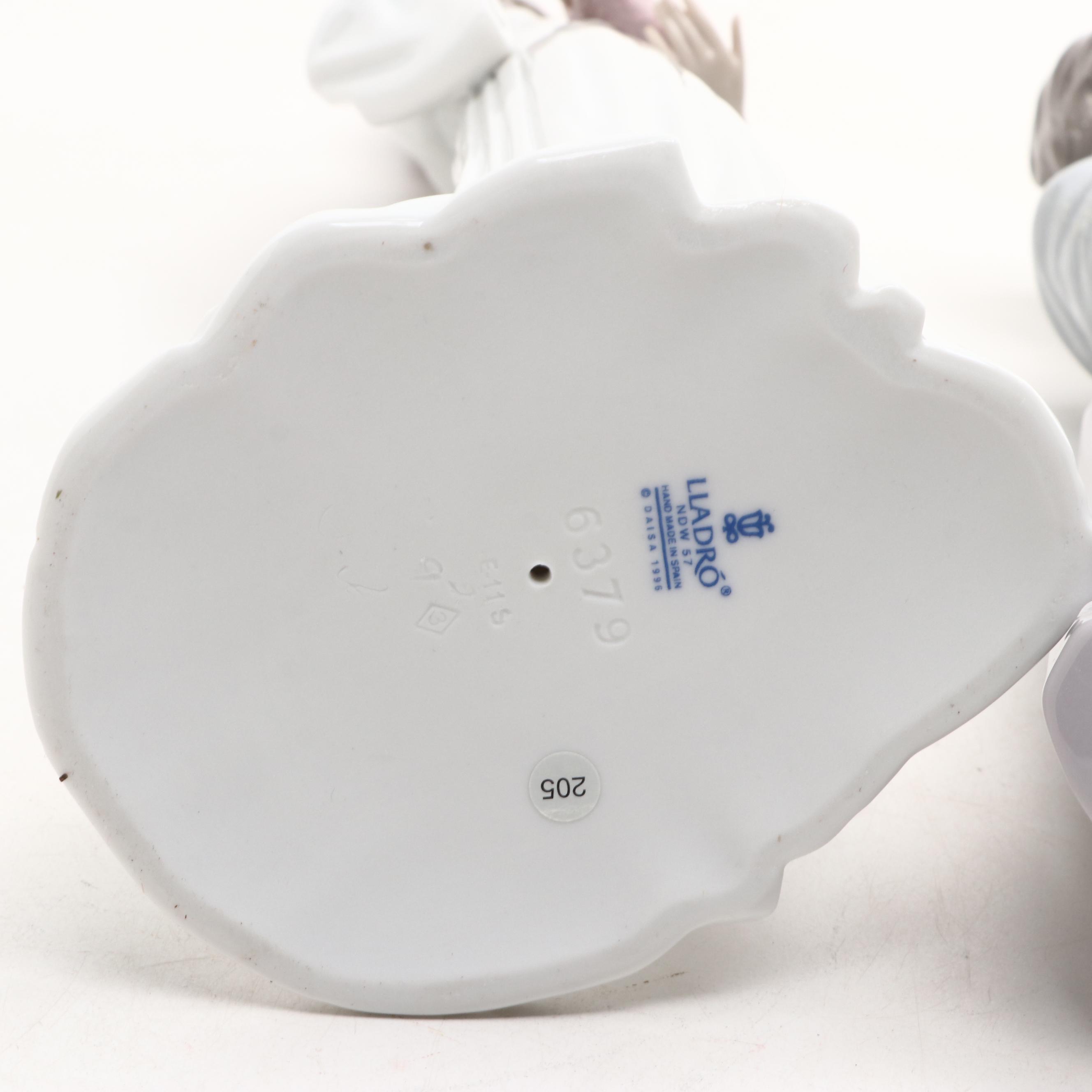 Lladró "A Grandmother's Love" and "Love" Porcelain Figurines