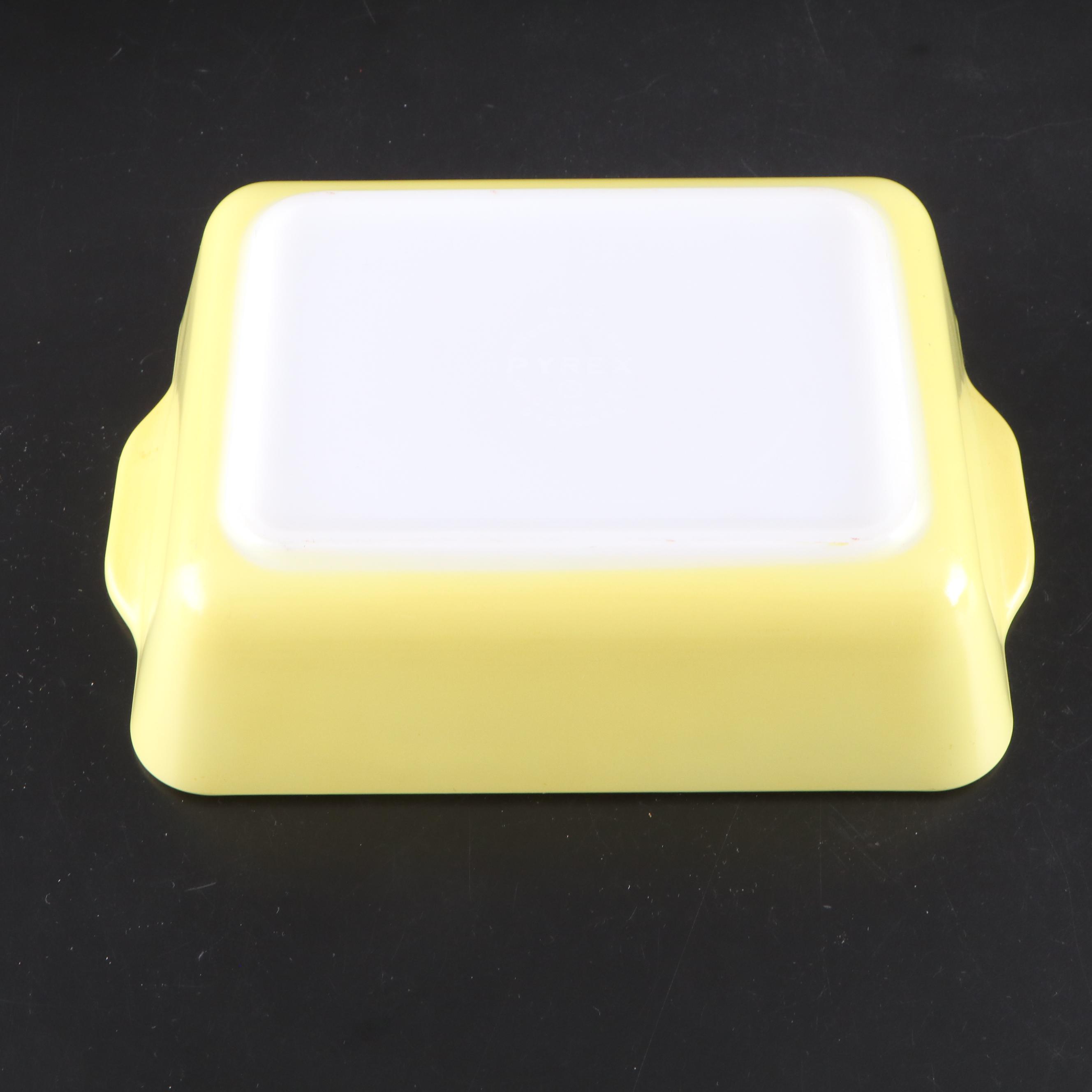 Pyrex Glass Casserole Dishes with Floral Motif Ceramic Spice Canisters and More