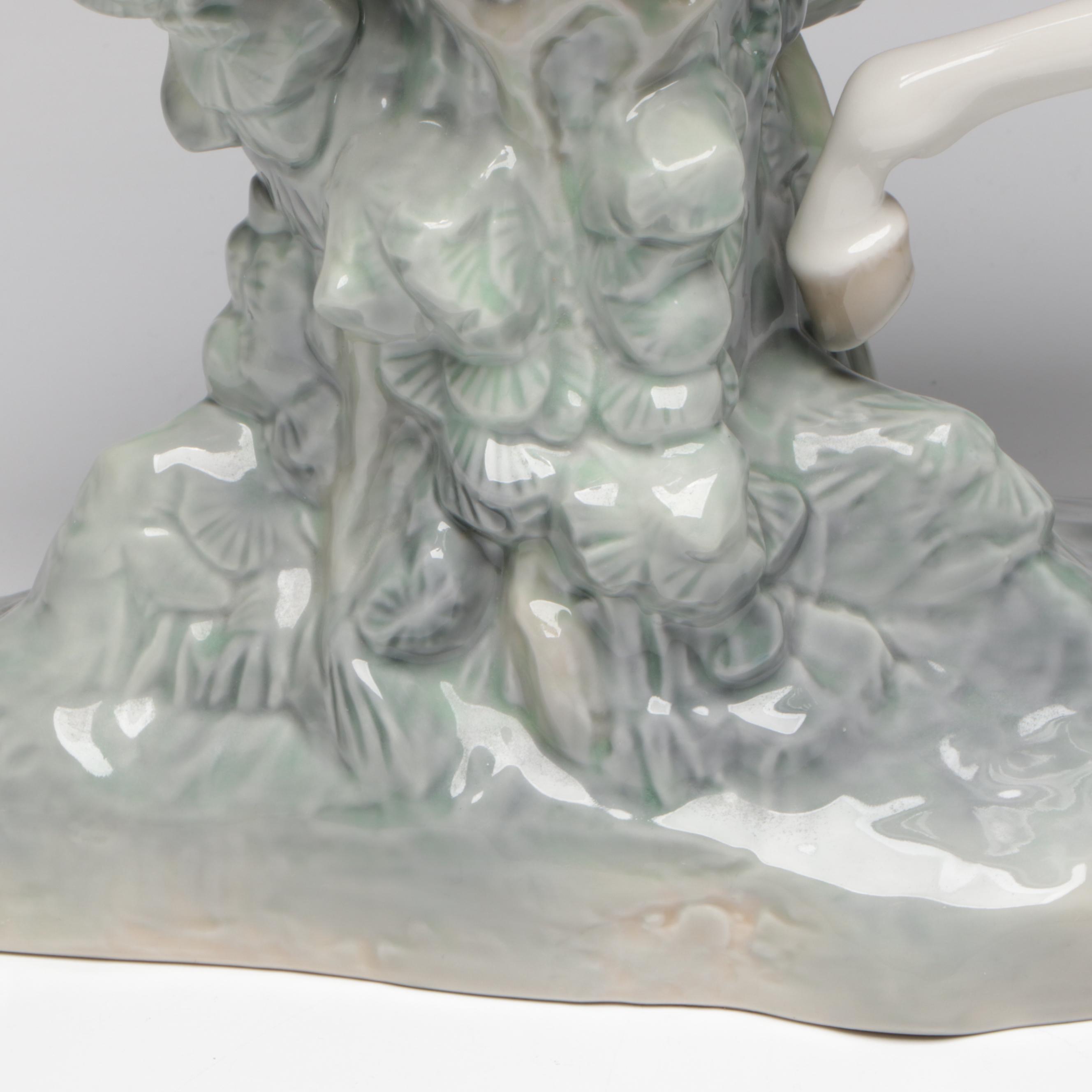 Lladró "Man on Horse" Porcelain Figurine by Fulgencio Garcia, 1977