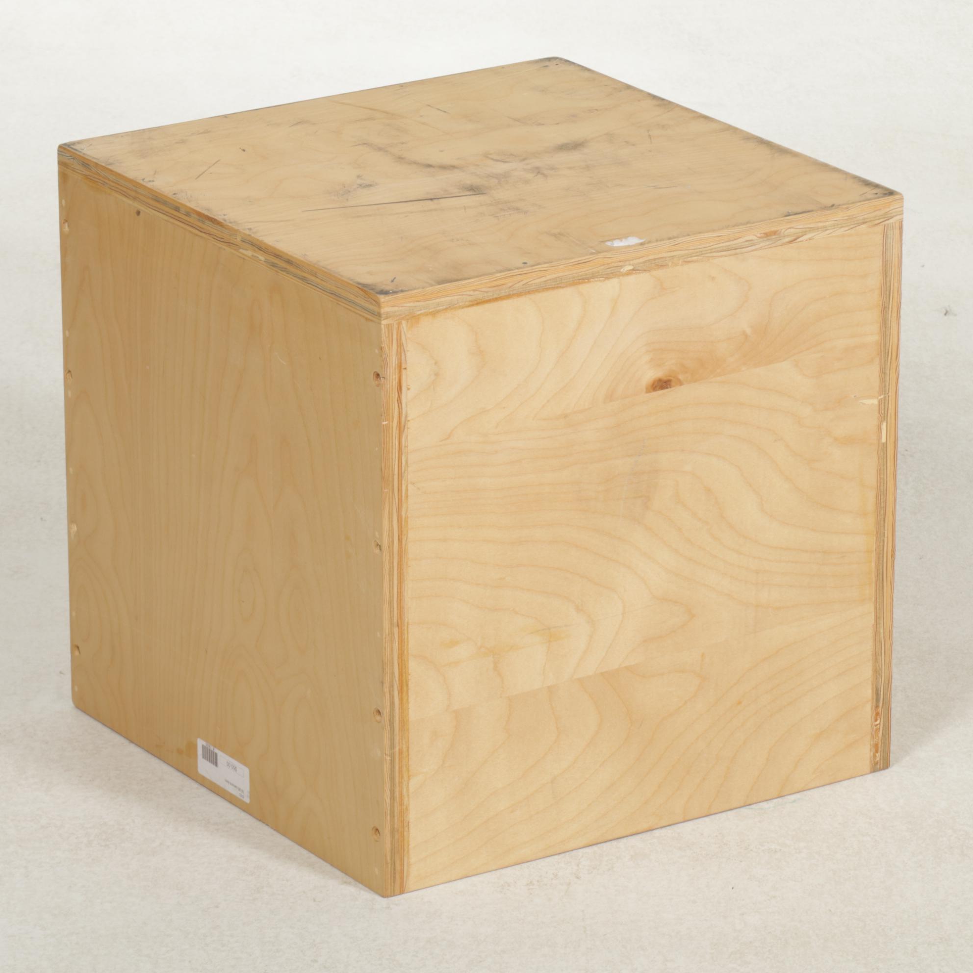 Plywood Cube Photography Pedestal