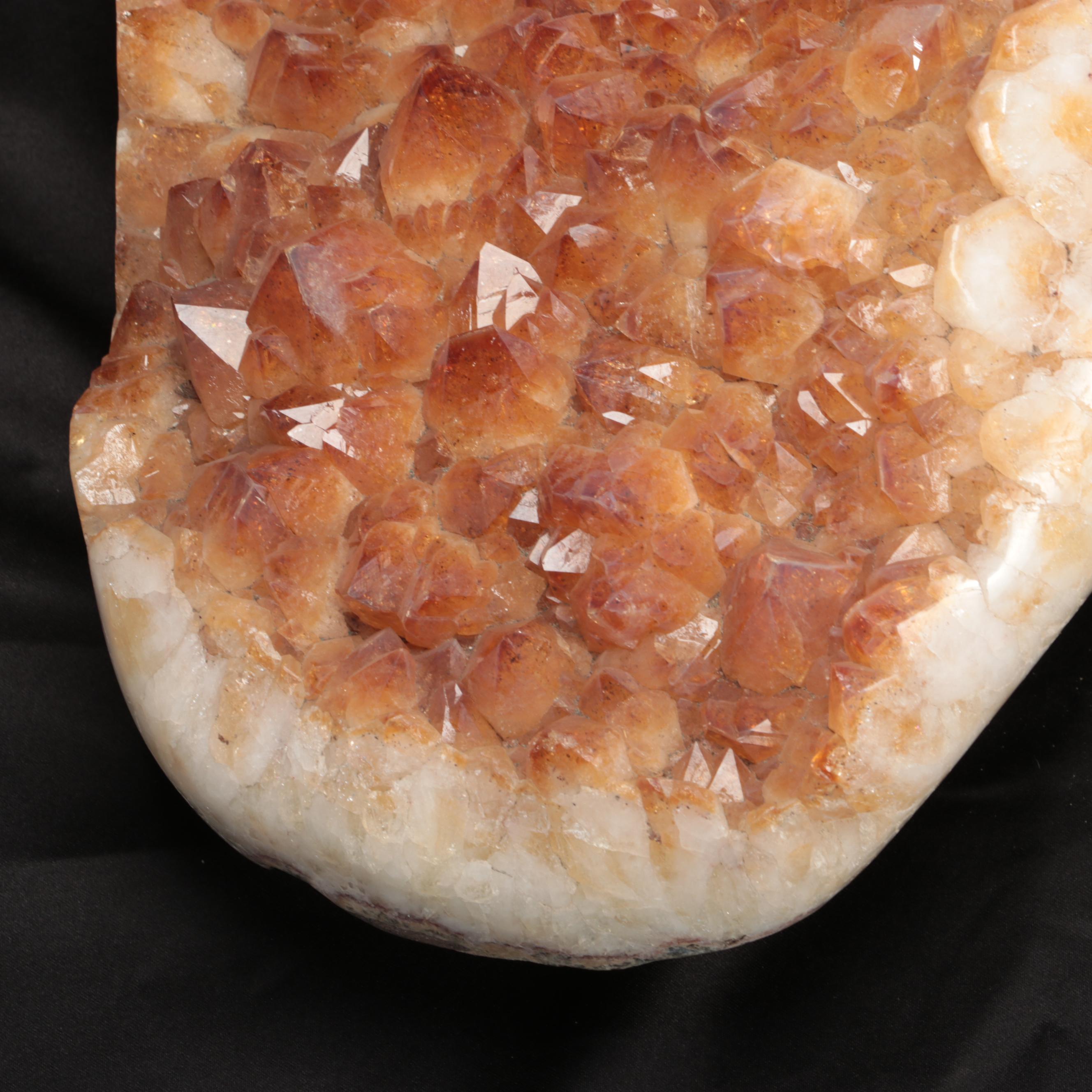 Citrine Quartz Geode Specimen