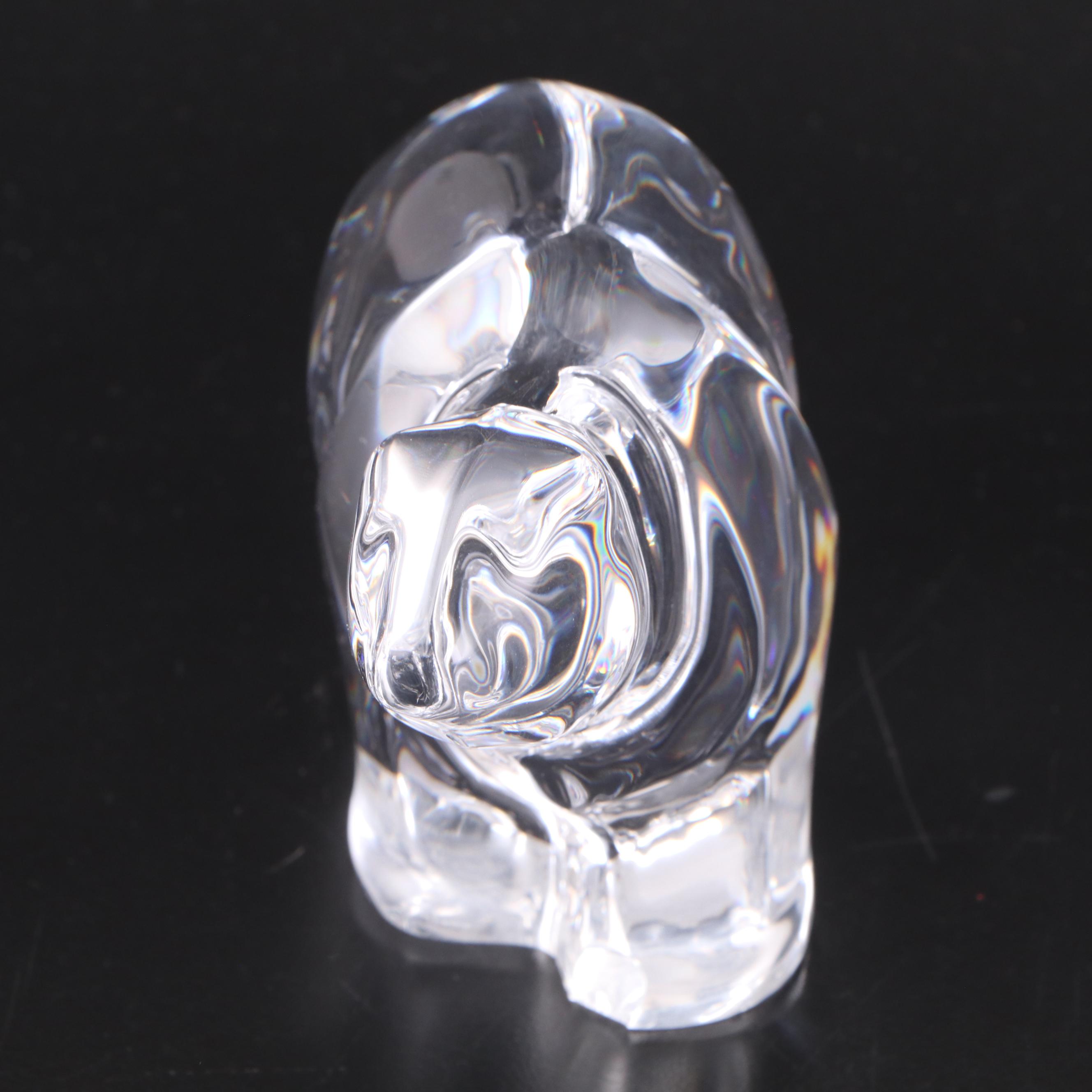 Crystal Bear Figurine