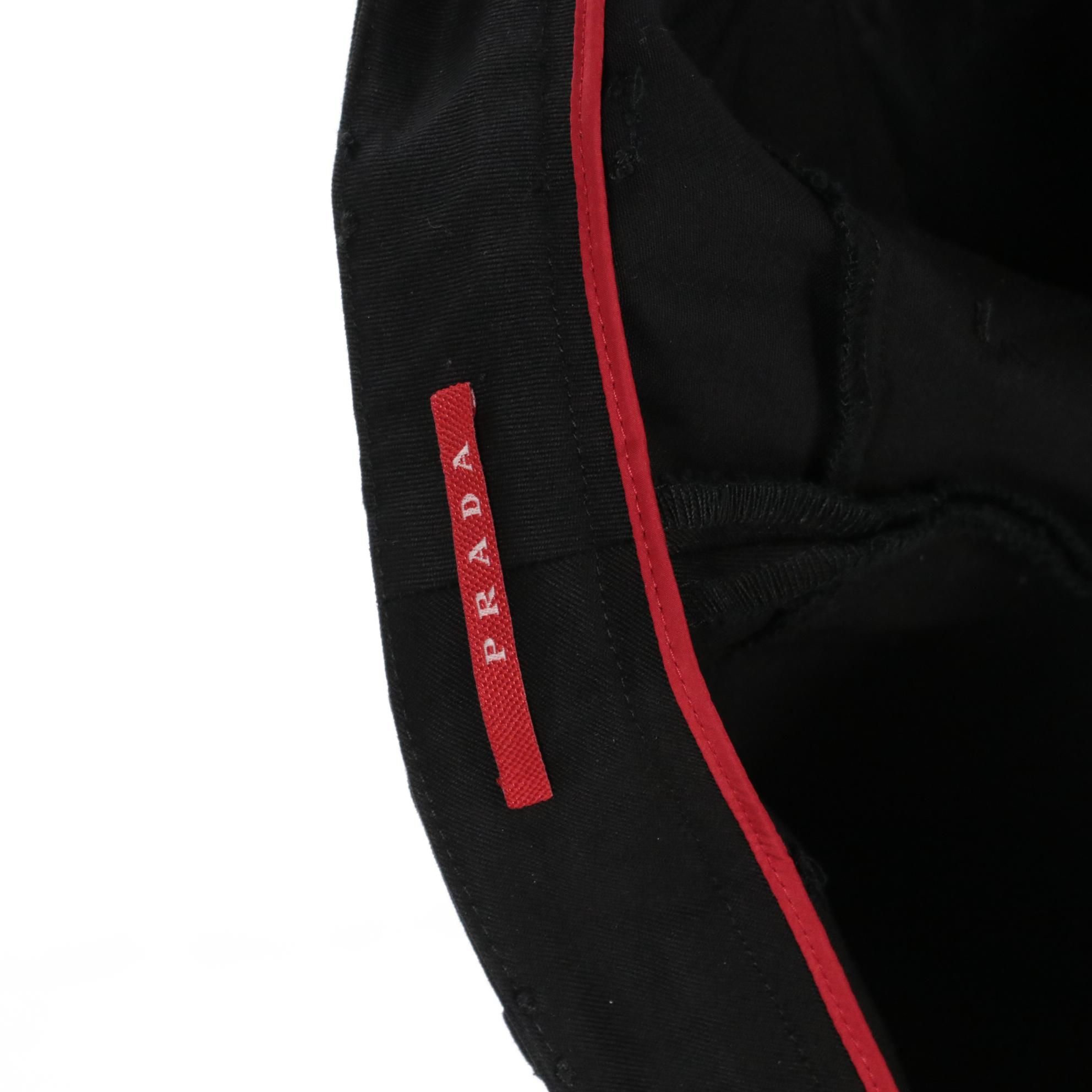 Prada Black Cropped Jeans with Cuffed Hem