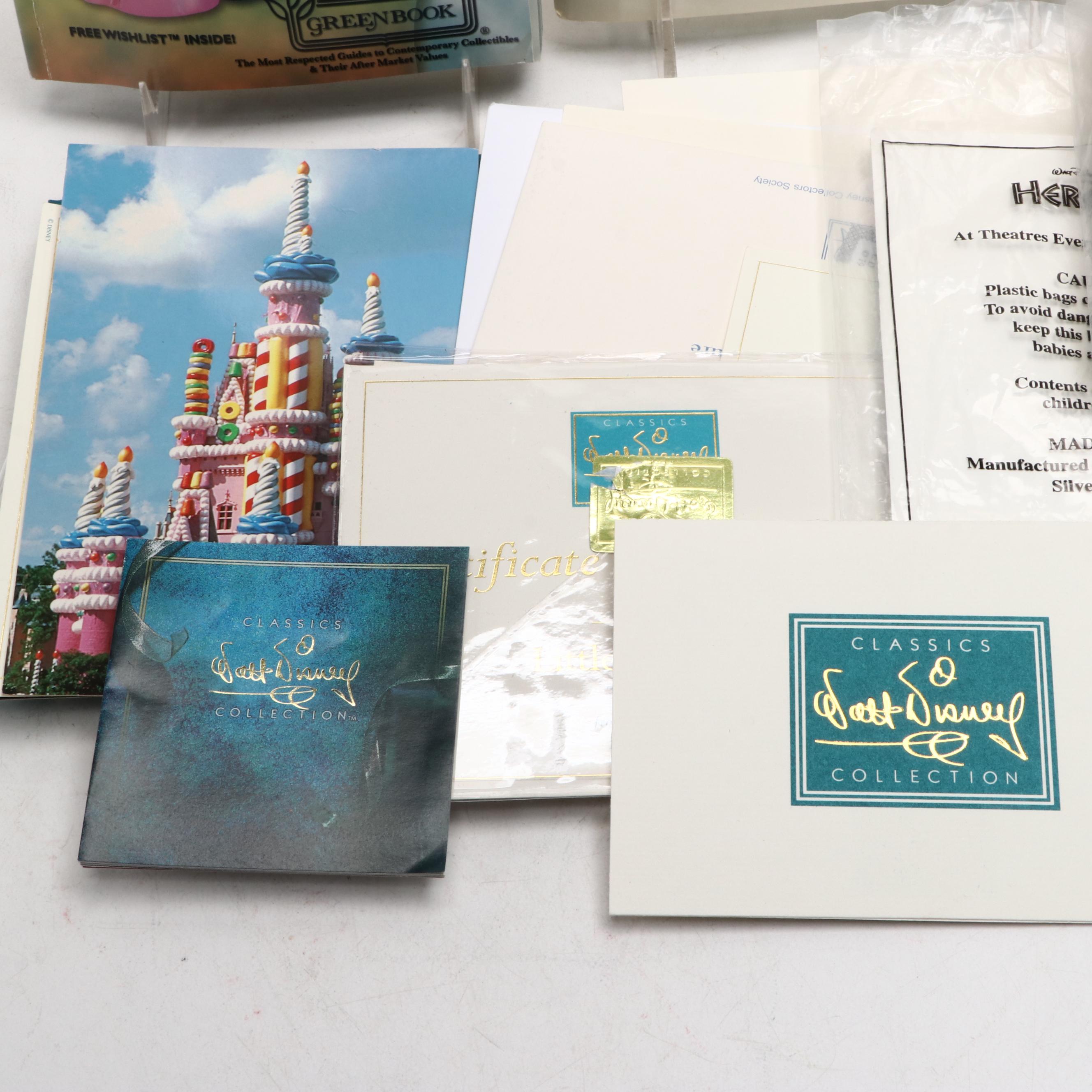 Walt Disney Collectors Society Membership Box with Greenbook Guides and More