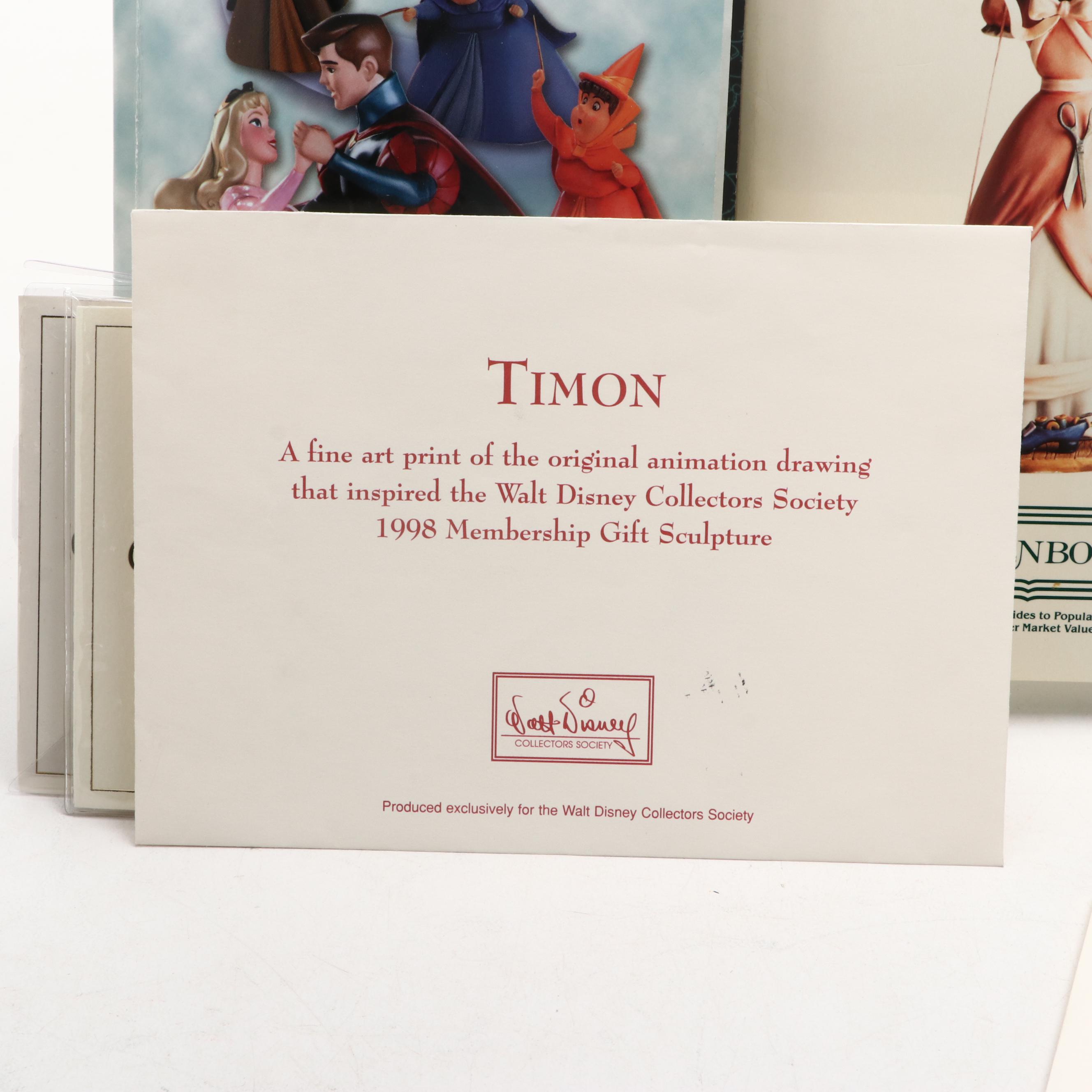 Walt Disney Collectors Society Membership Box with Greenbook Guides and More