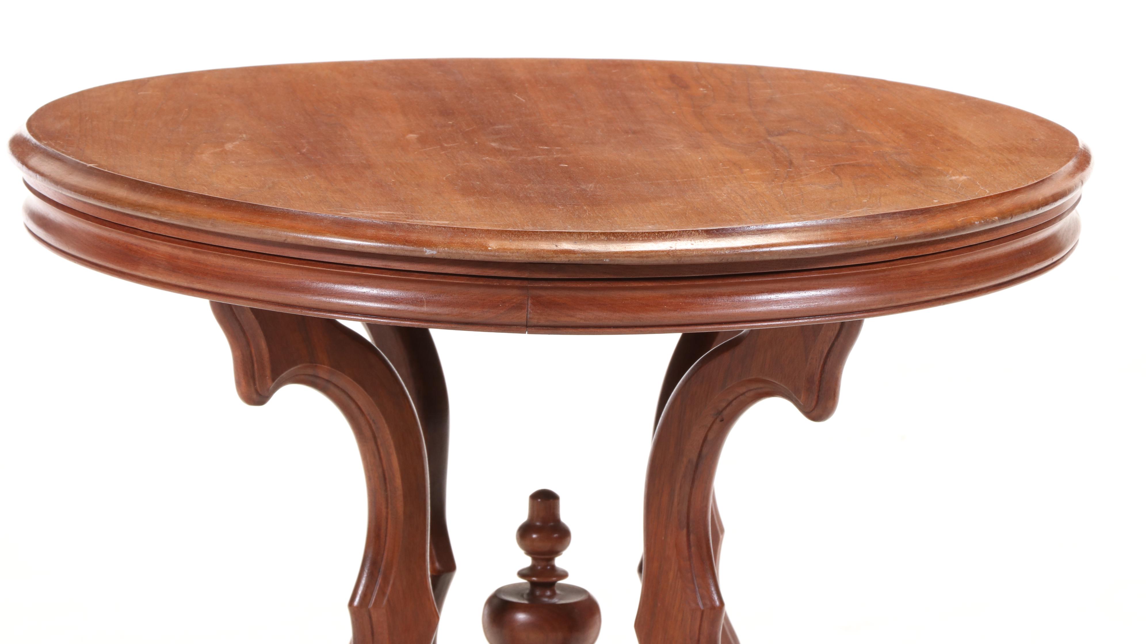 Victorian Walnut Side Table, Late 19th Century