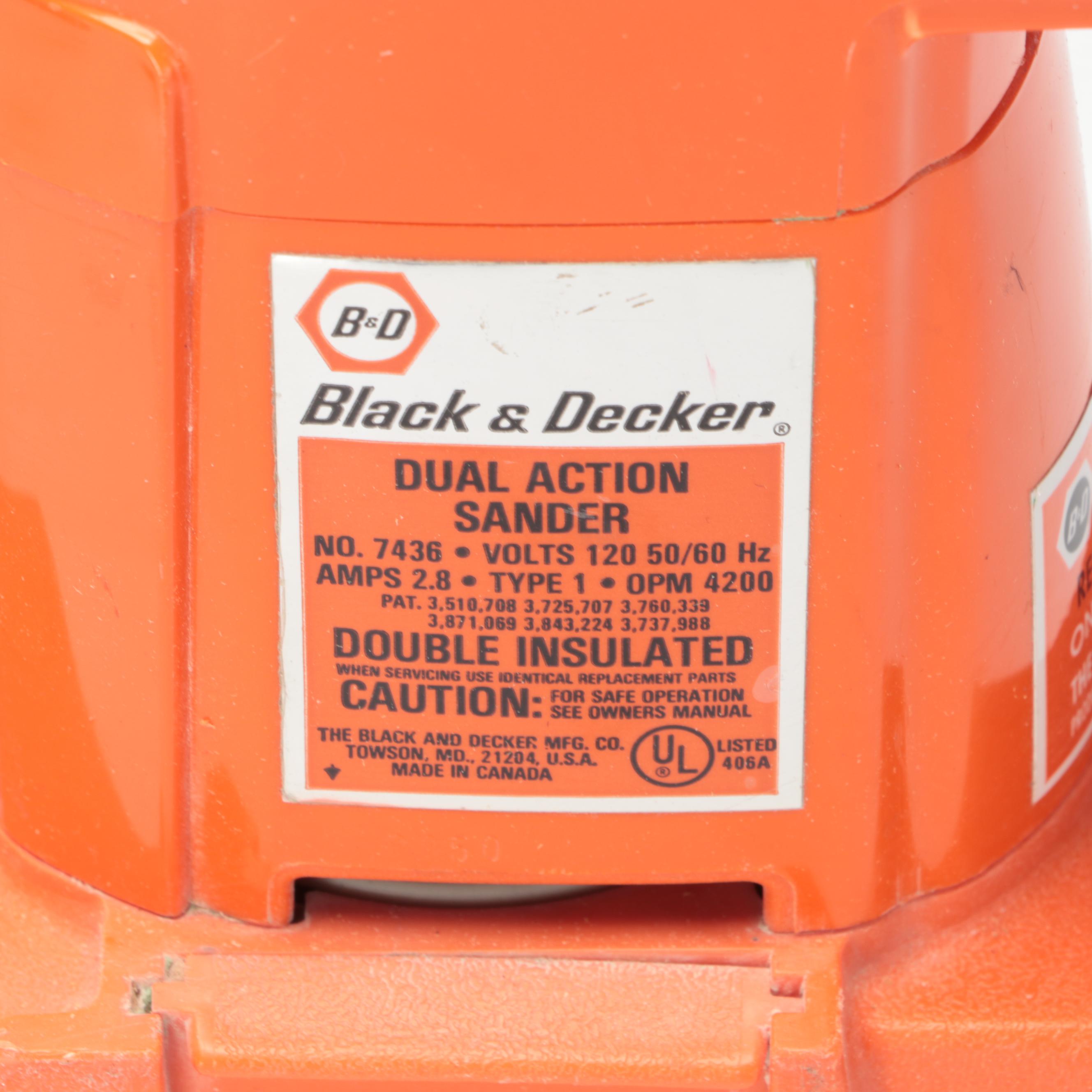 Black+Decker Drill Bit Sharpener With Dual Action Sanders, Jig Saw, Heat Gun