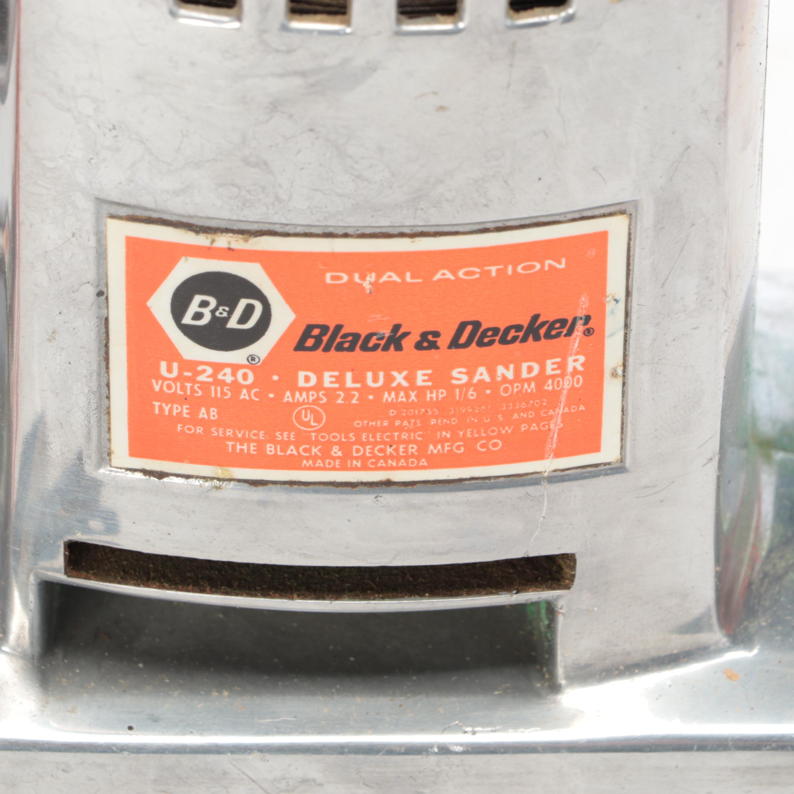 Black+Decker Drill Bit Sharpener With Dual Action Sanders, Jig Saw, Heat Gun