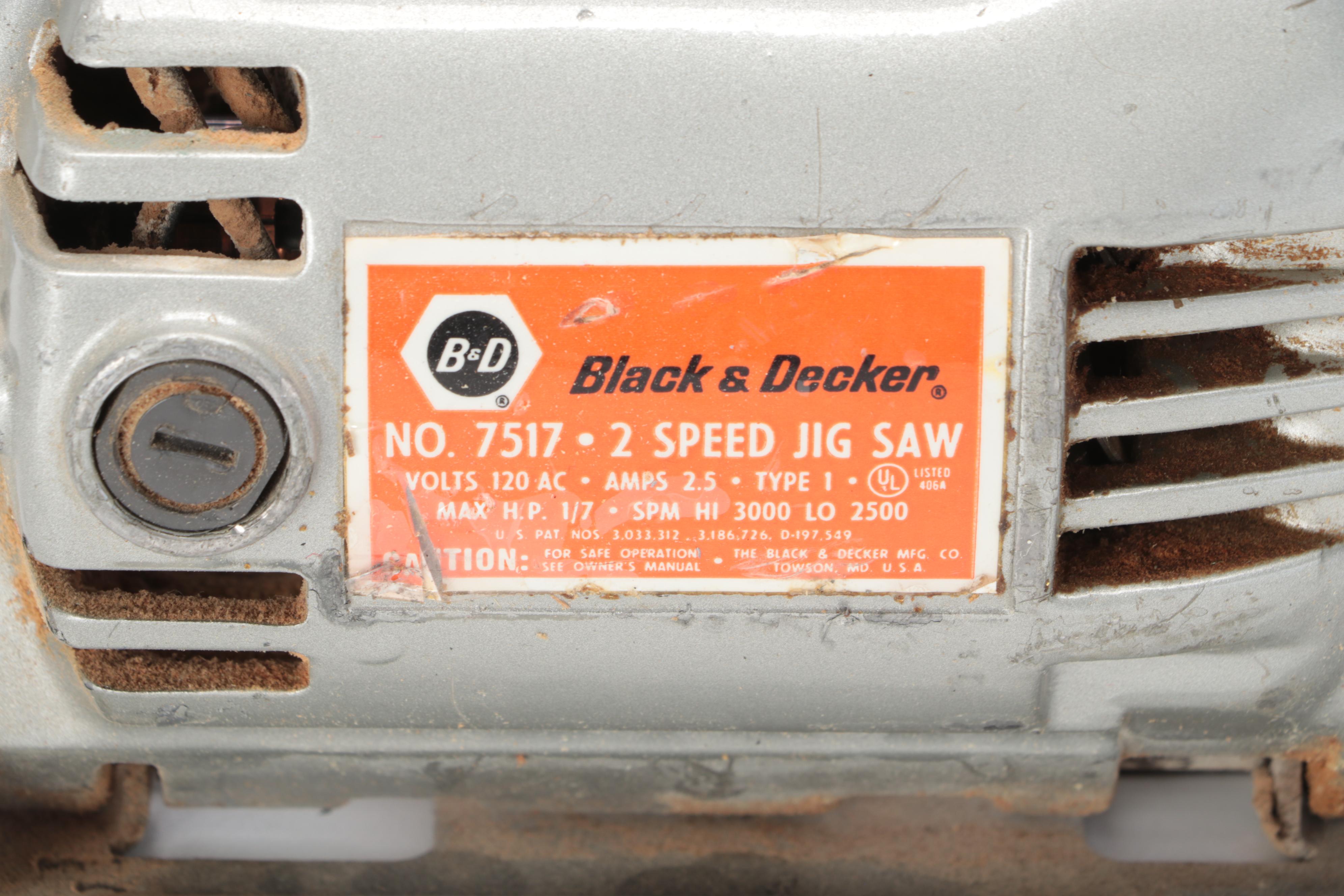 Black+Decker Drill Bit Sharpener With Dual Action Sanders, Jig Saw, Heat Gun