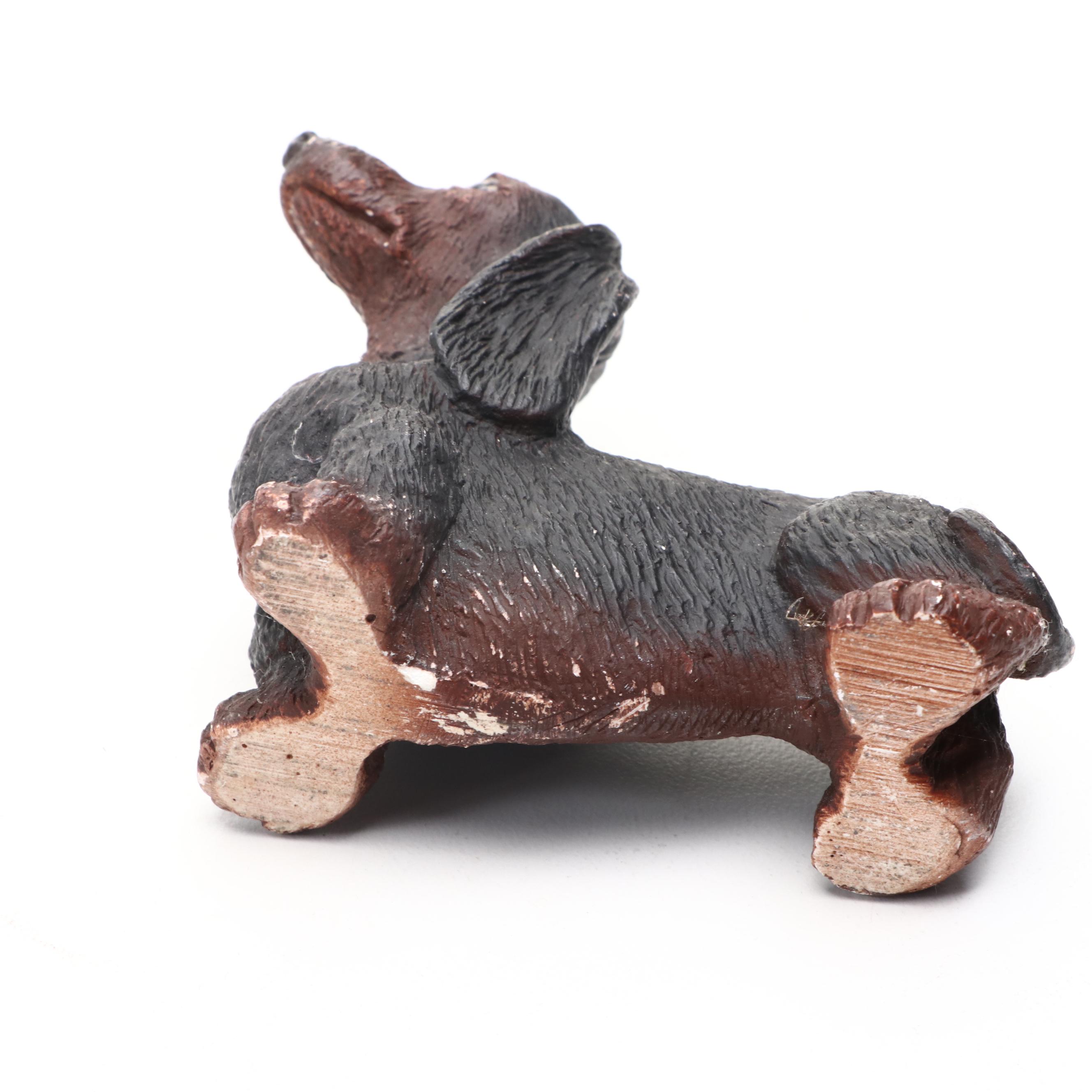 Cast Iron Dachshund Door Stop with Other Dachshund Décor EBTH