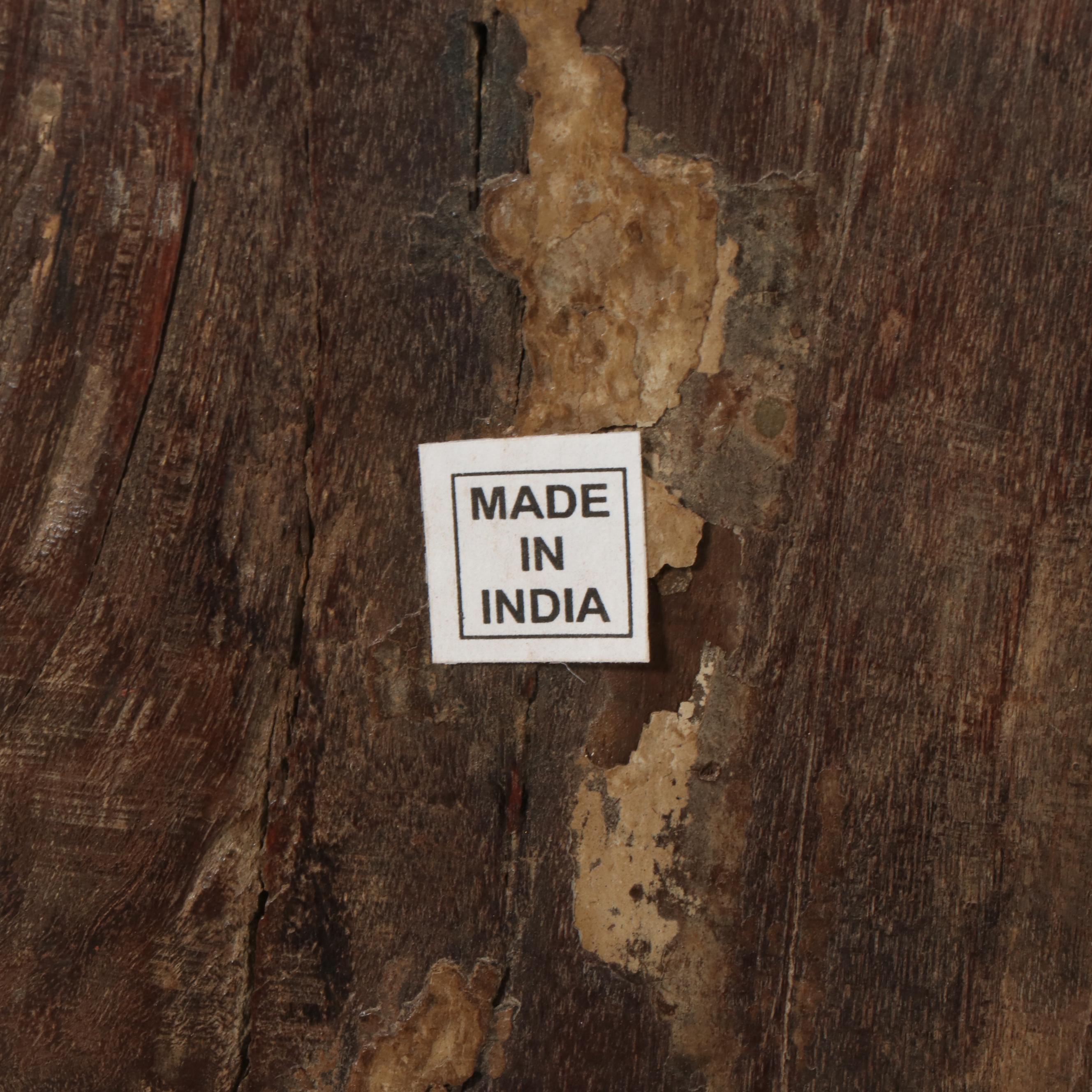 Indian Hand-Carved Wood Door Lintel