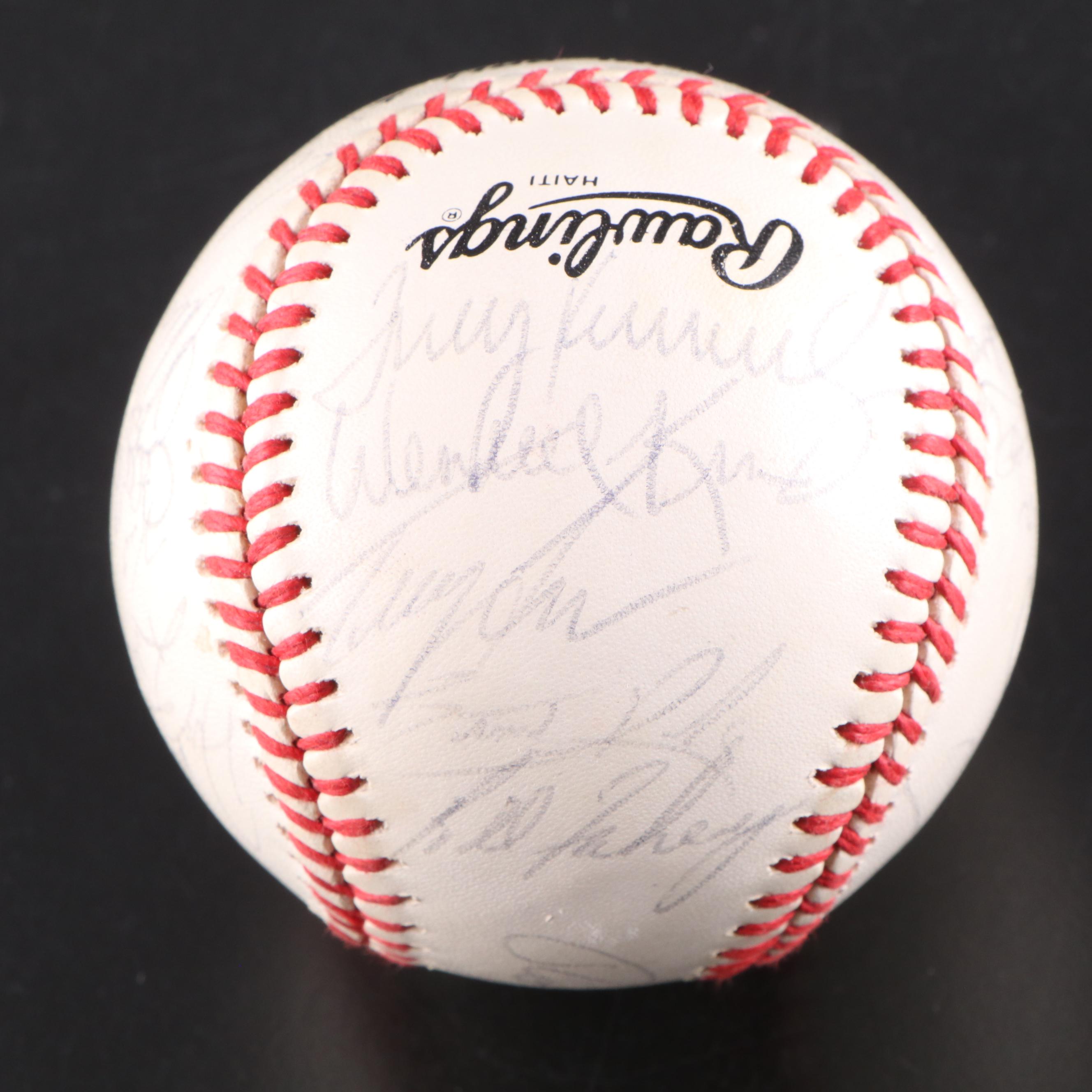 Cincinnati Reds and San Francisco Giants Team Signed Baseballs, 1980s