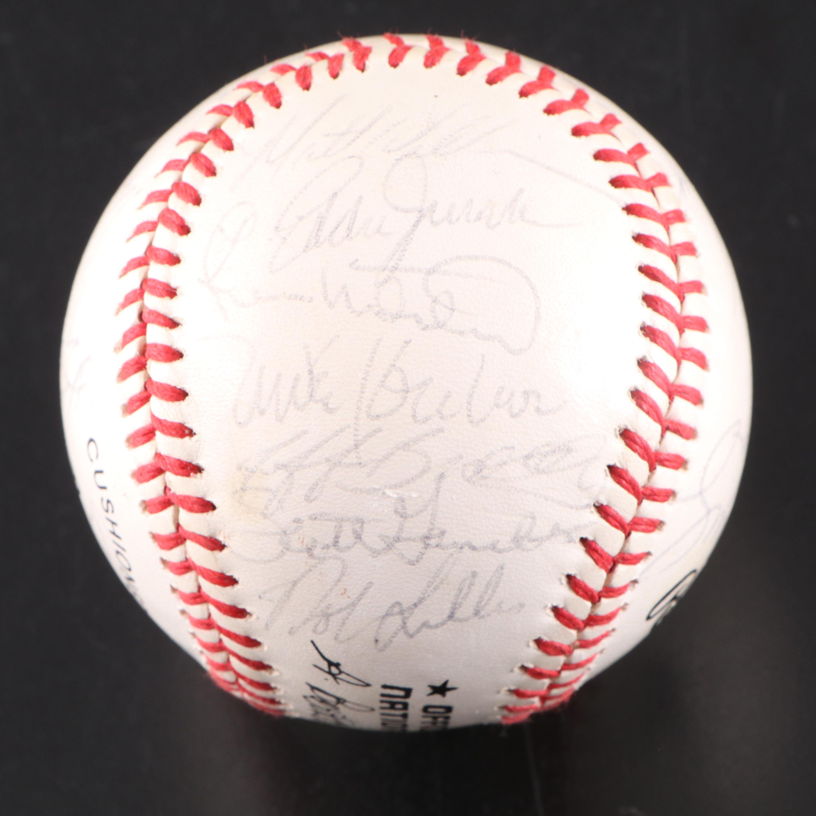 Cincinnati Reds and San Francisco Giants Team Signed Baseballs, 1980s