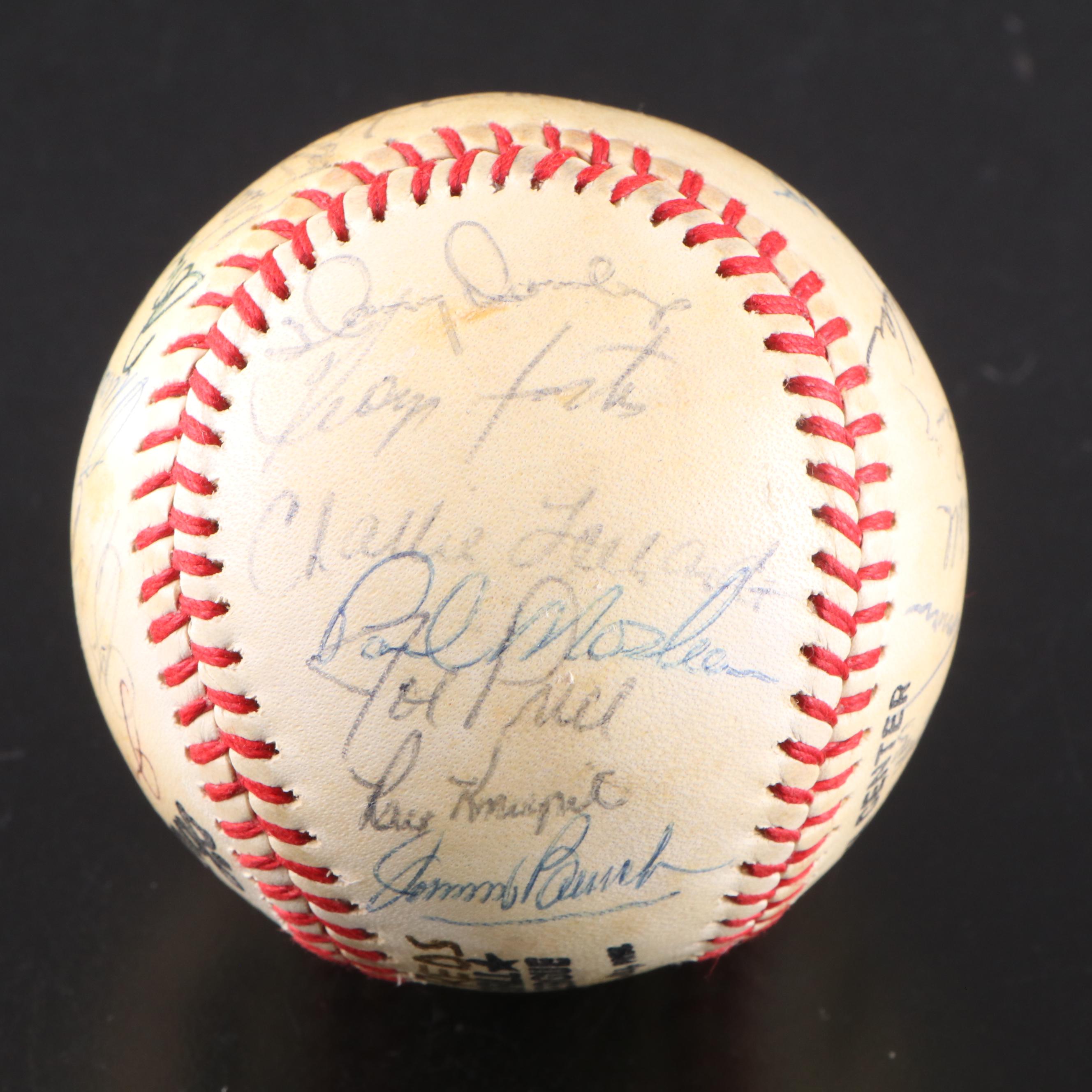 Cincinnati Reds and San Francisco Giants Team Signed Baseballs, 1980s