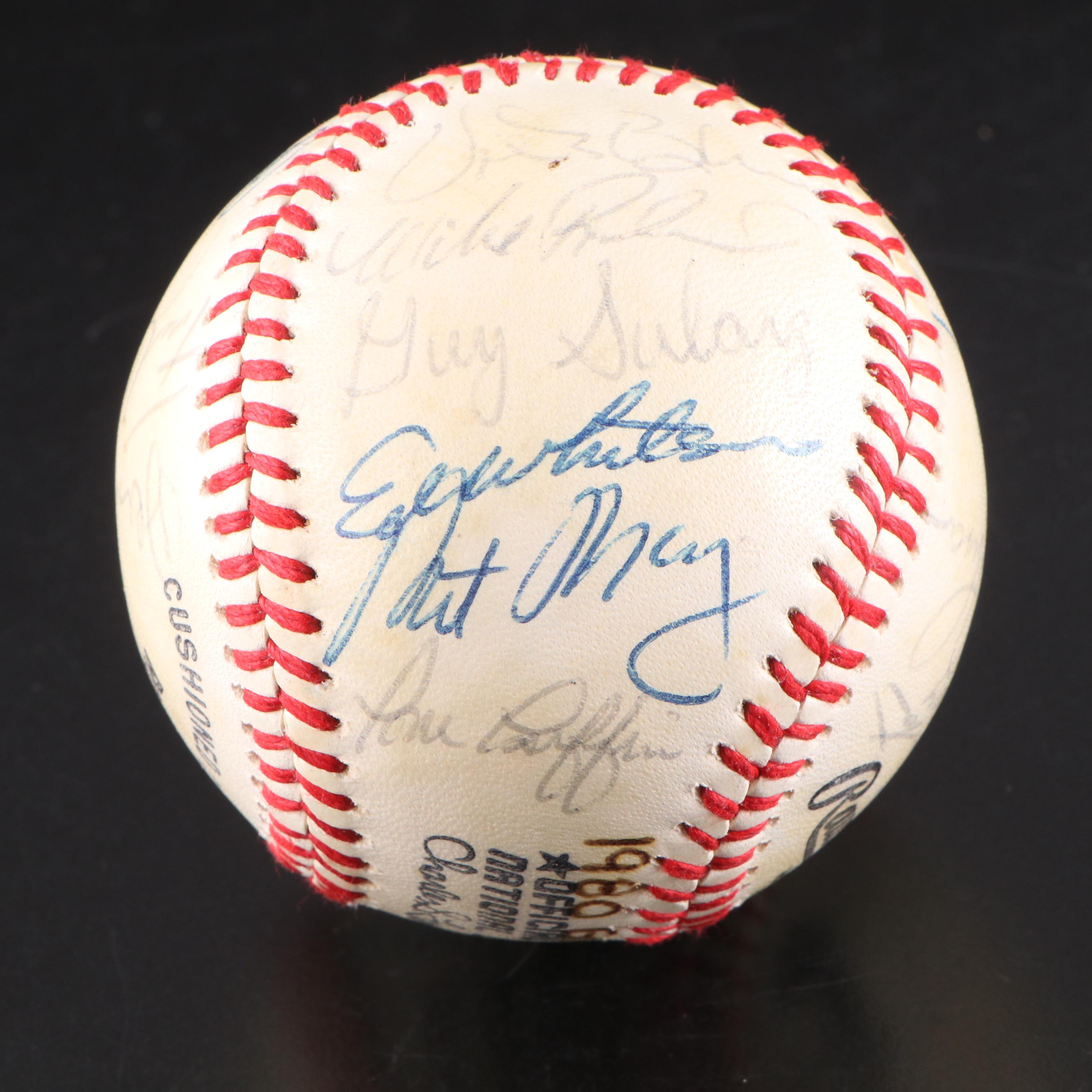 Cincinnati Reds and San Francisco Giants Team Signed Baseballs, 1980s