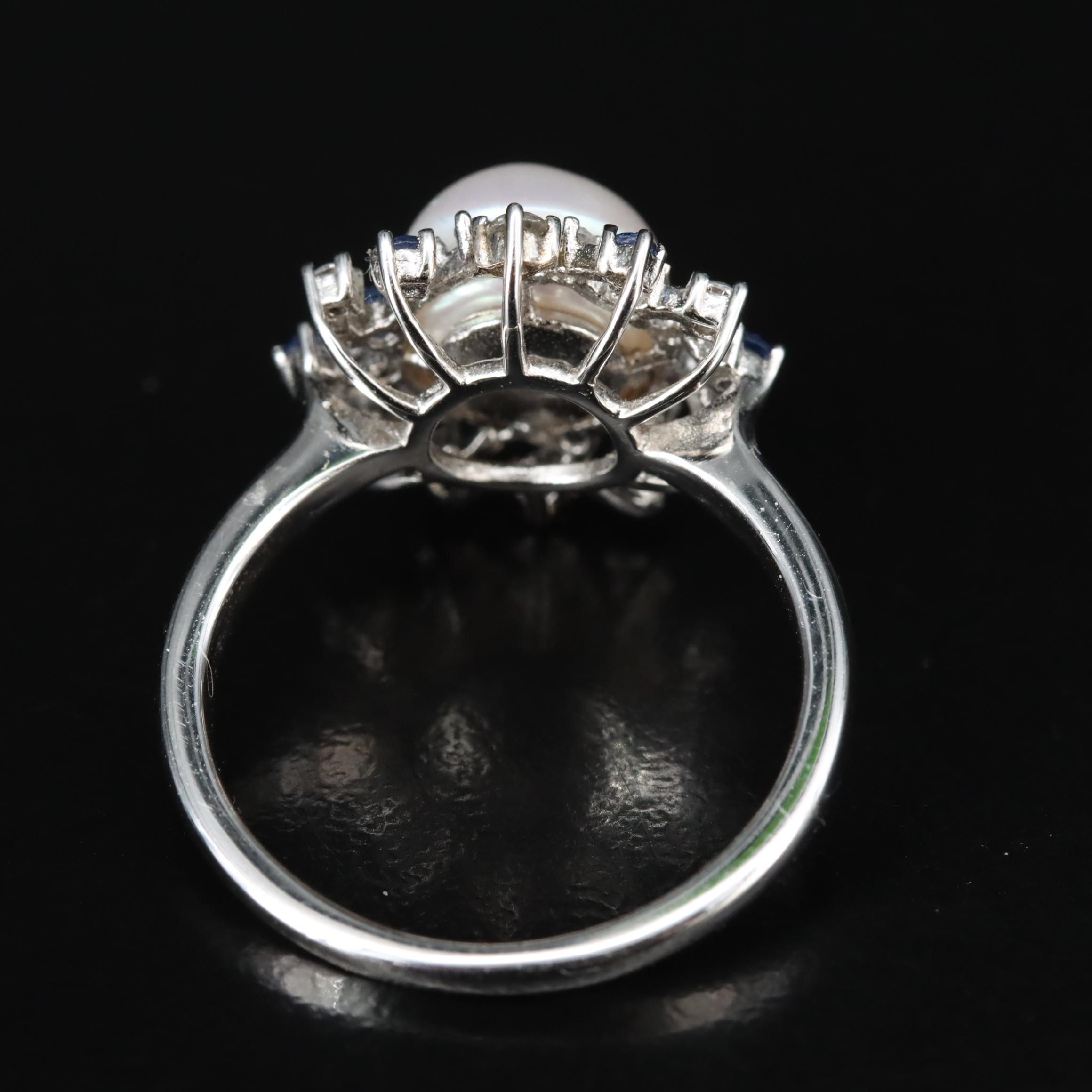 Sterling Diamond, Pearl and CZ Rings