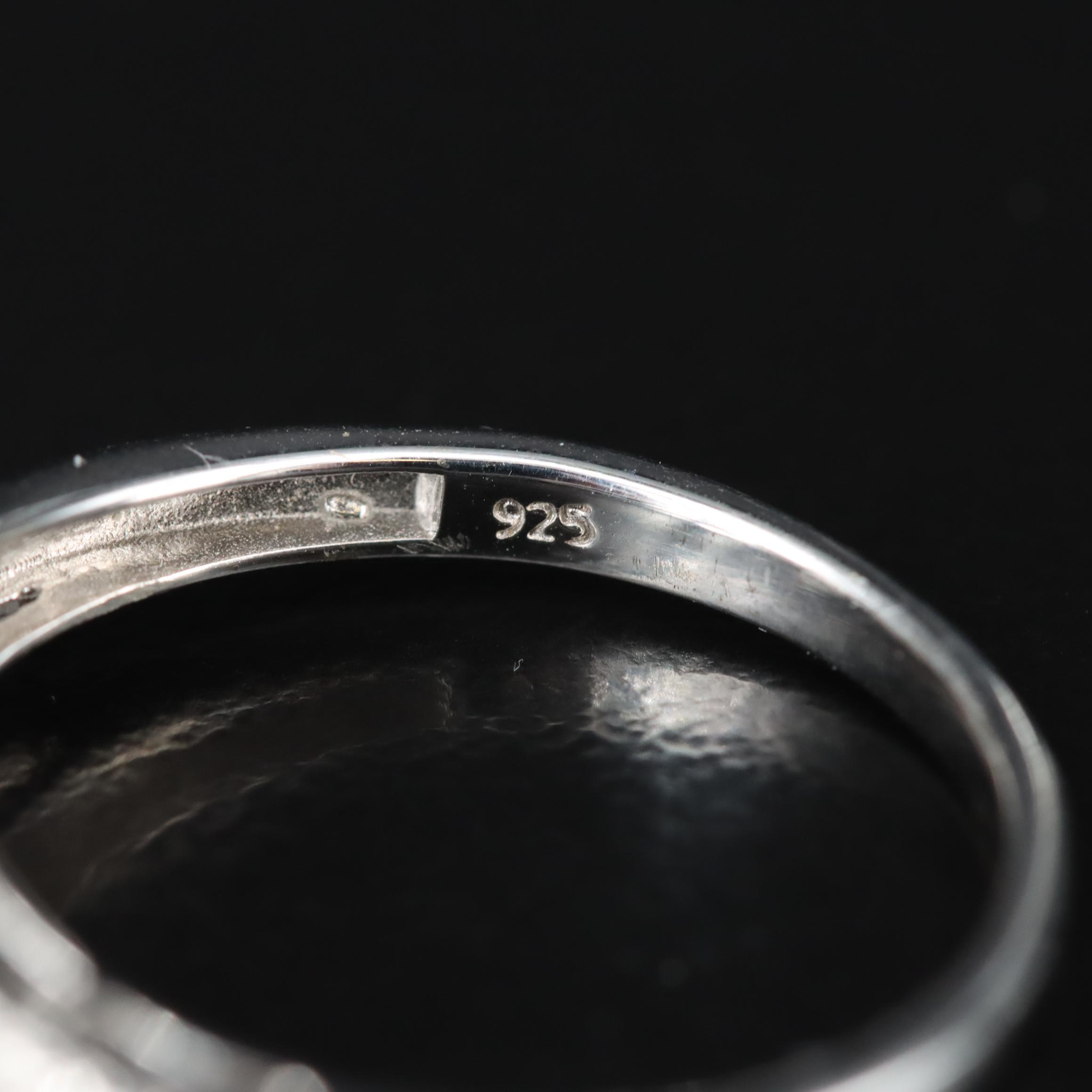 Sterling Diamond, Pearl and CZ Rings