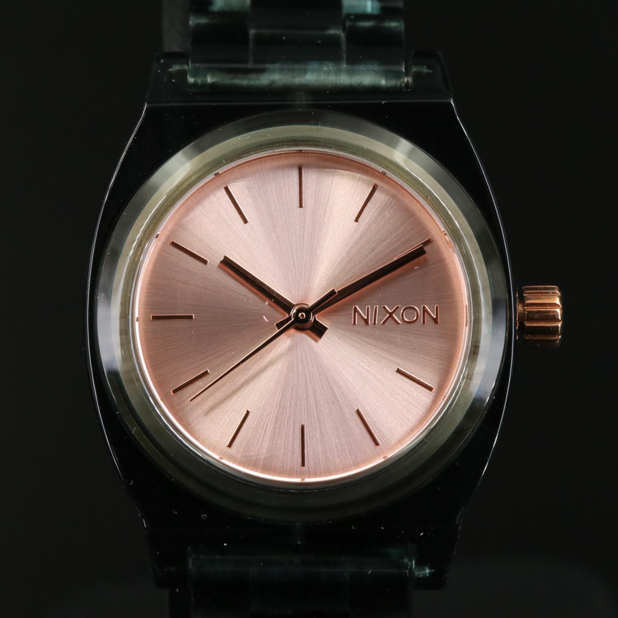 Nixon Medium Time Teller Acetate Watch with Box