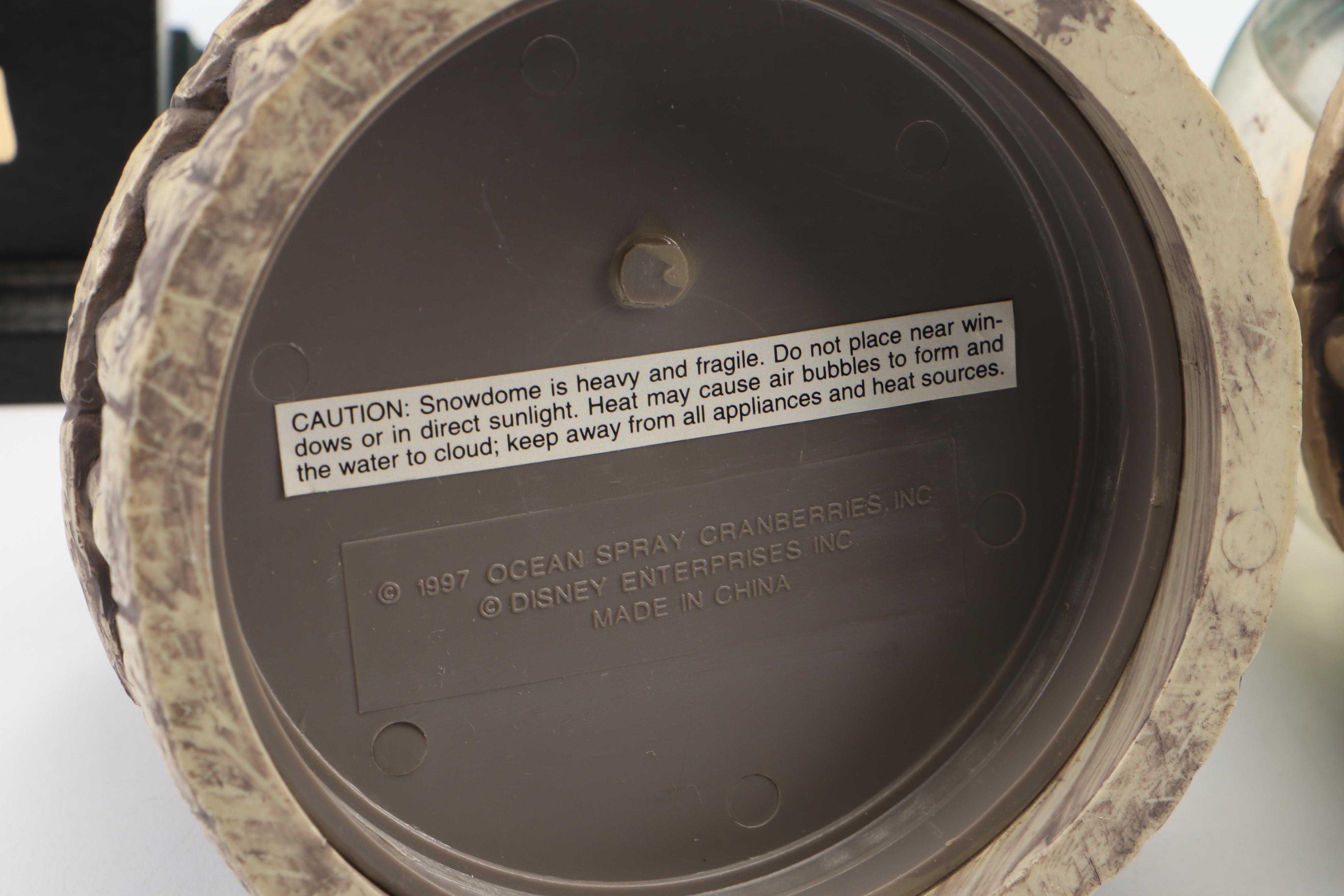 Walt Disney Classics Collection Figurines with Snow Globes, Ornaments, and More