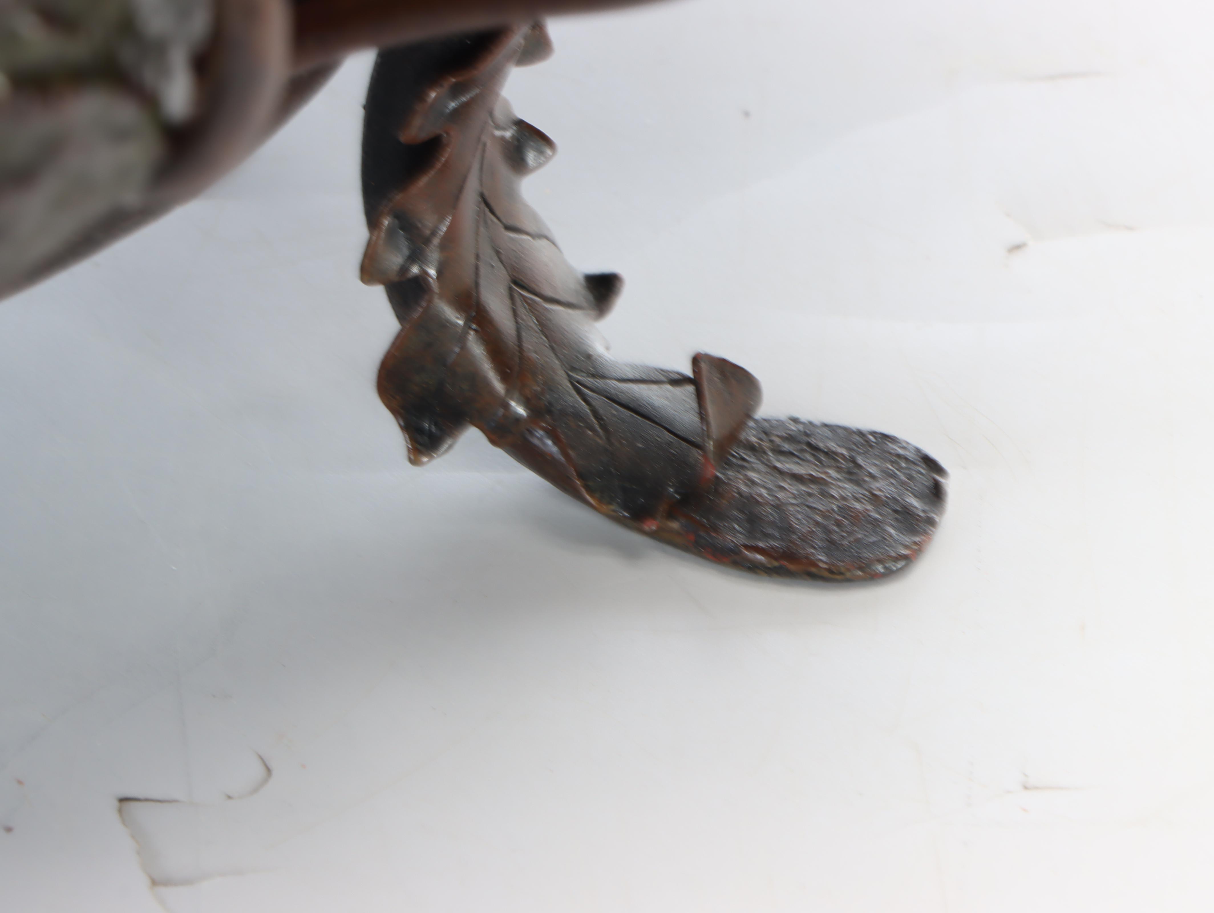 Metal Footed Fruit Bowl with Artificial Fruits and Vegetables