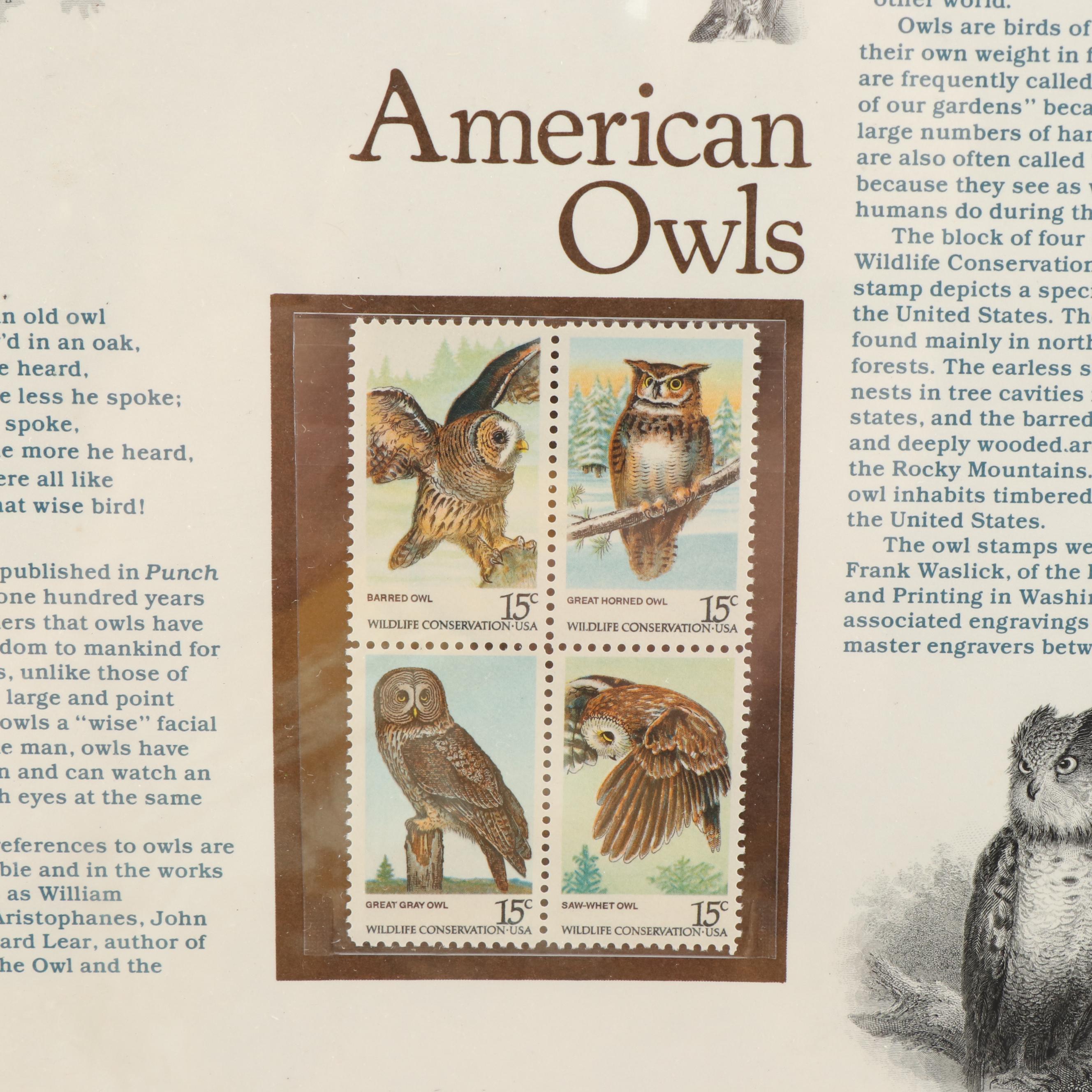 Two Albums of U.S. Commemorative Plate Block Stamp Panels