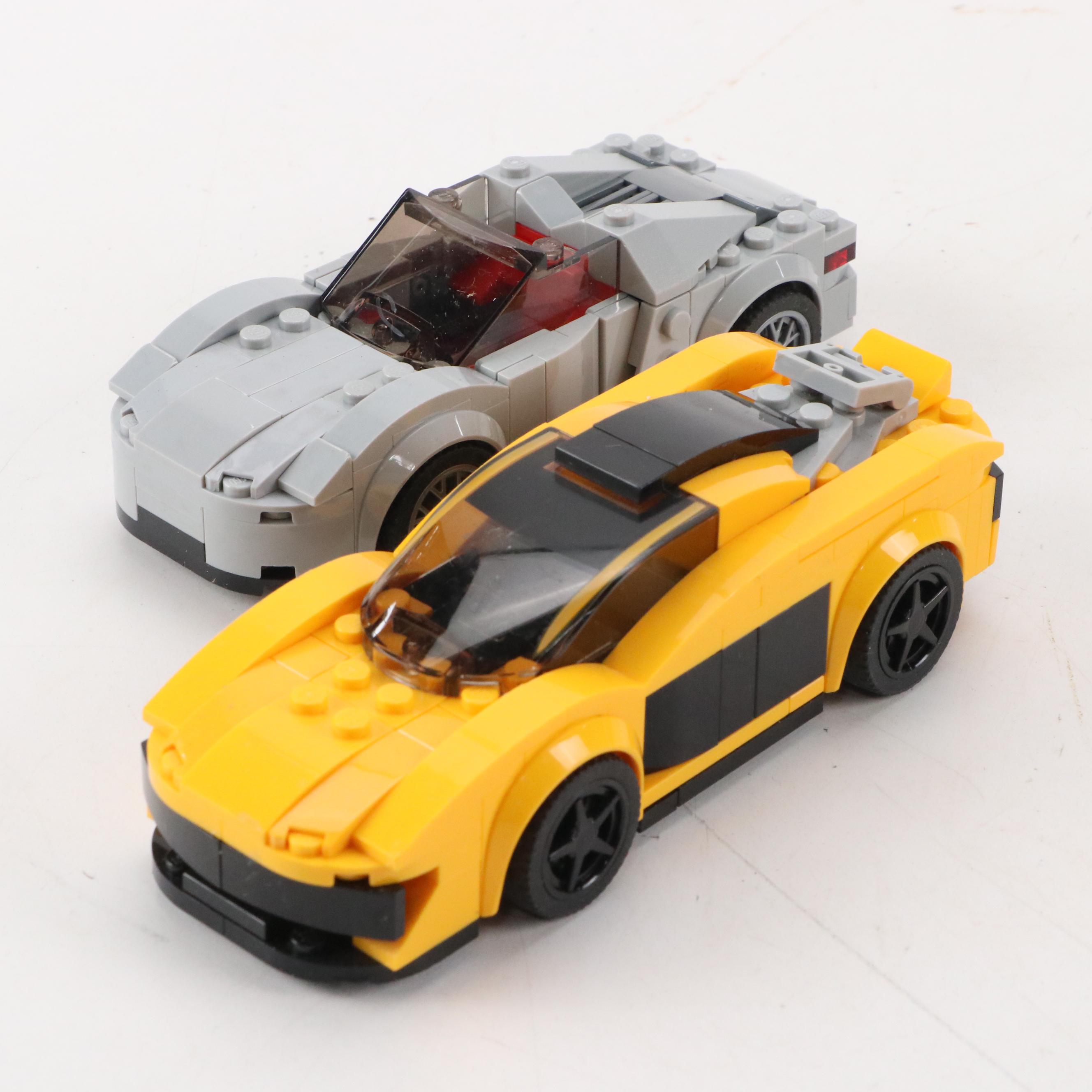 LEGO Mini Figures with Assorted Bricks and Instruction Booklets