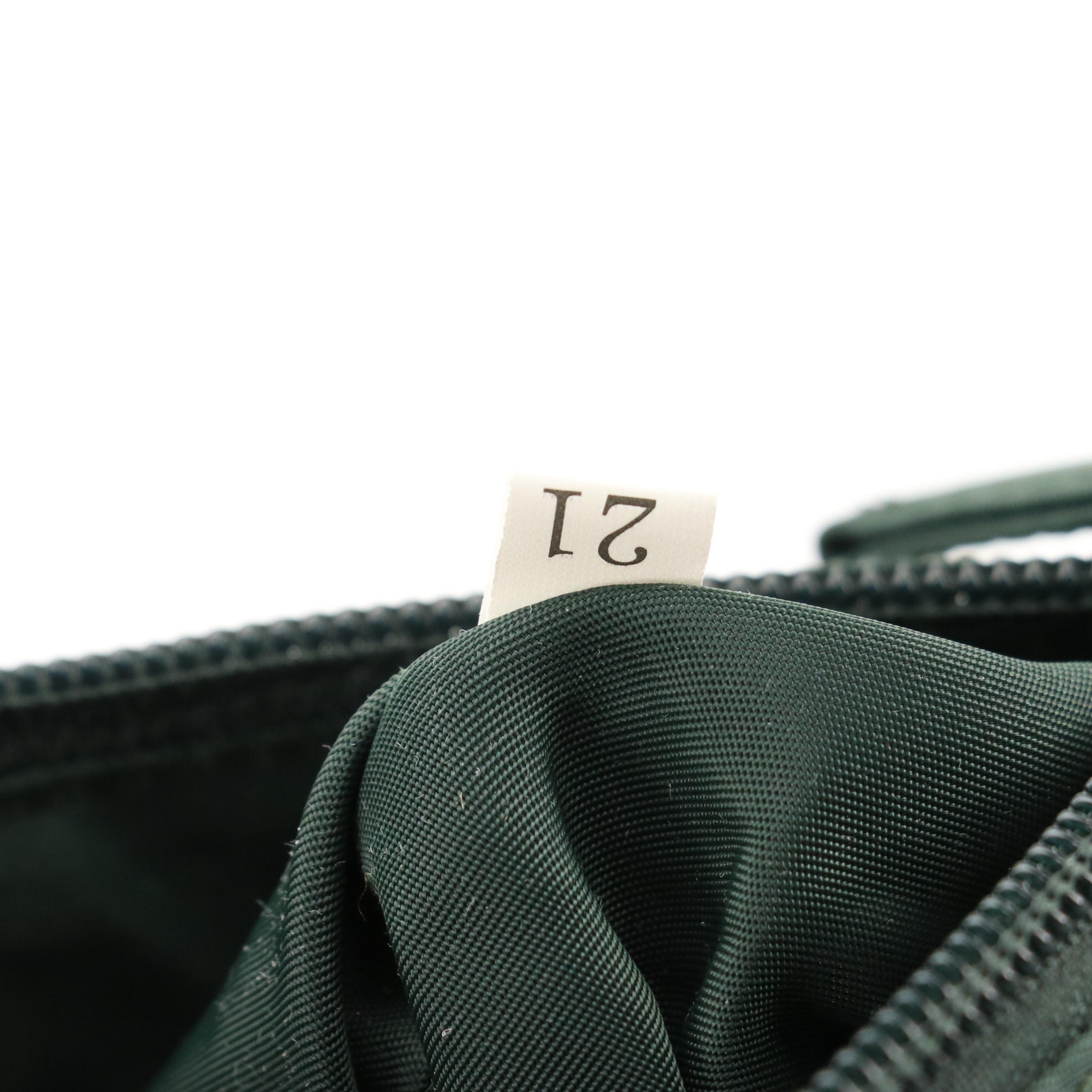 Prada Green Tessuto Nylon Handbag