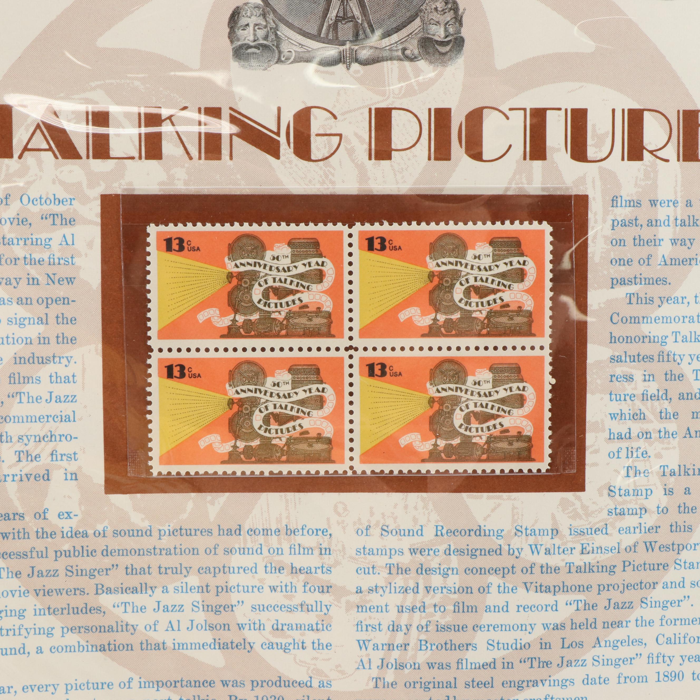 Two Albums of U.S. Commemorative Plate Block Stamp Panels