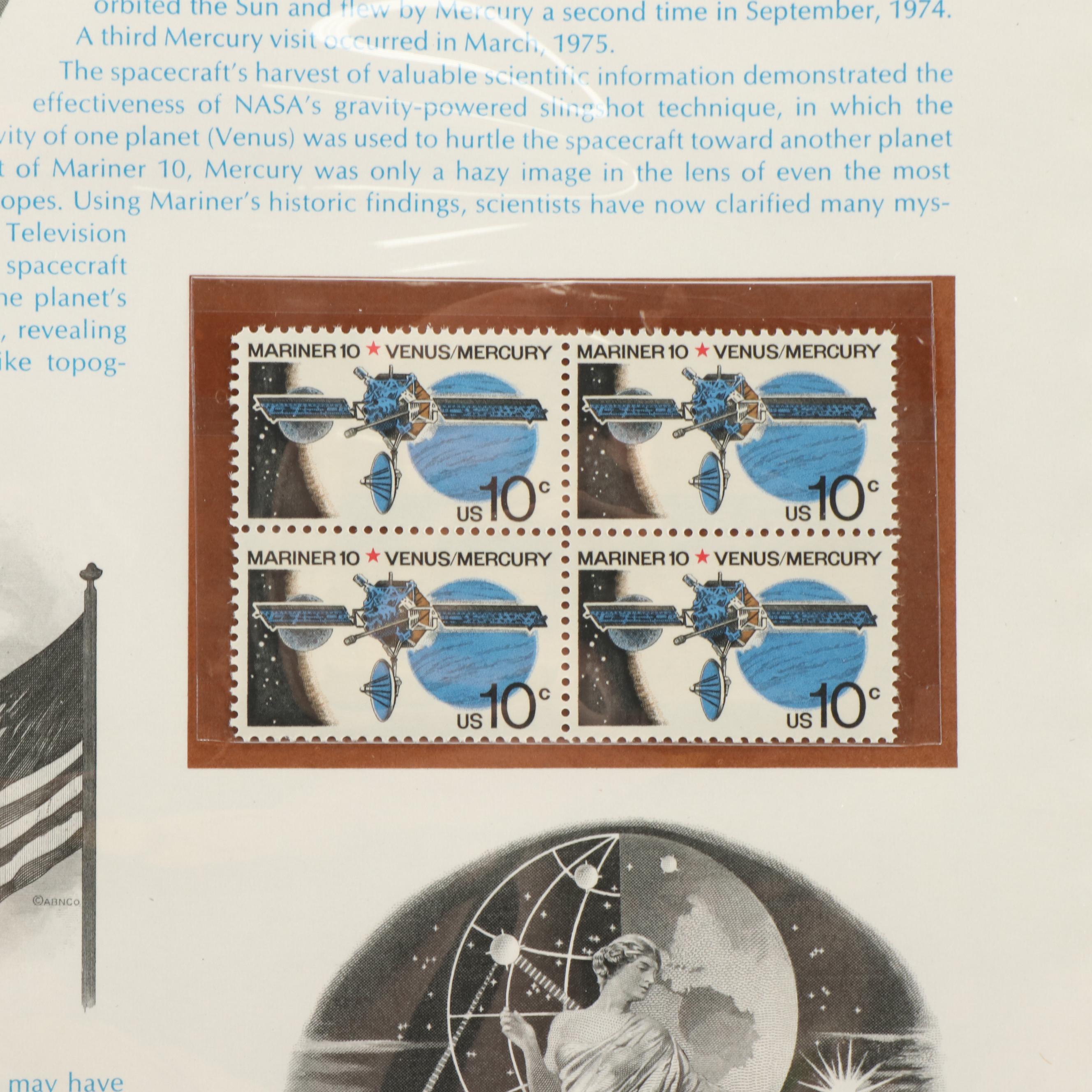 Two Albums of U.S. Commemorative Plate Block Stamp Panels