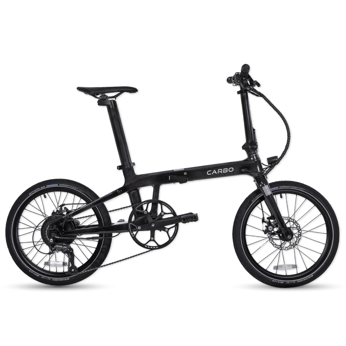 CARBO Model S Chain-Drive Folding E-Bike
