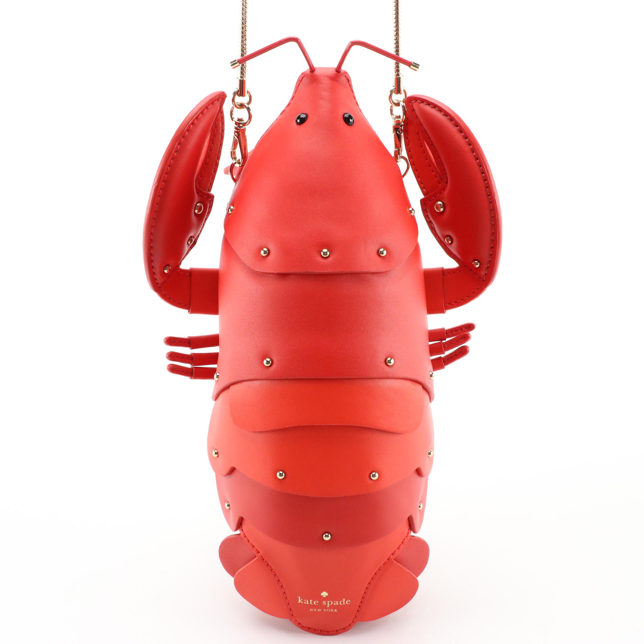 Kate Spade New York Leather Lobster Zip-Around Crossbody Bag