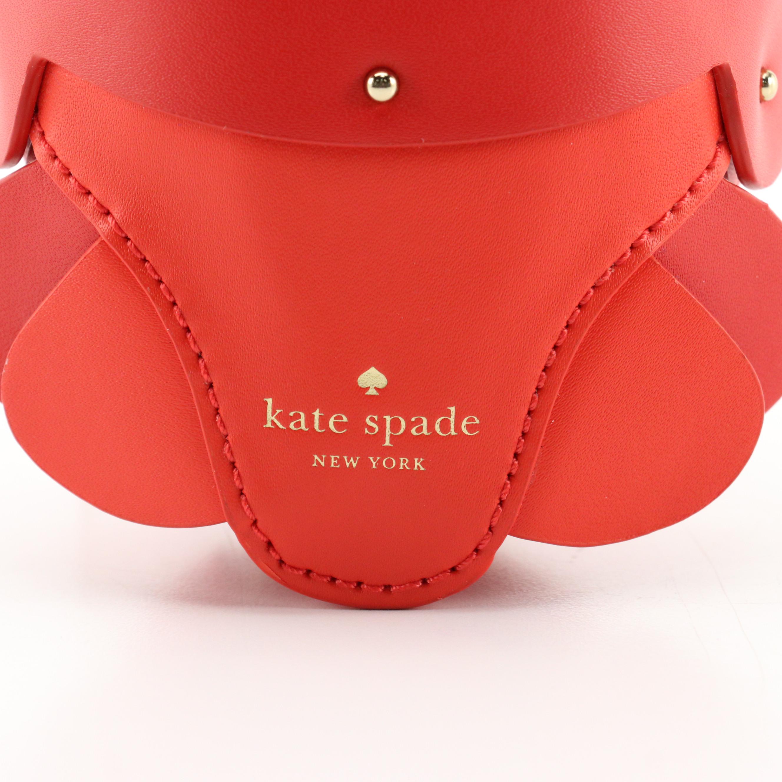Kate Spade New York Leather Lobster Zip-Around Crossbody Bag