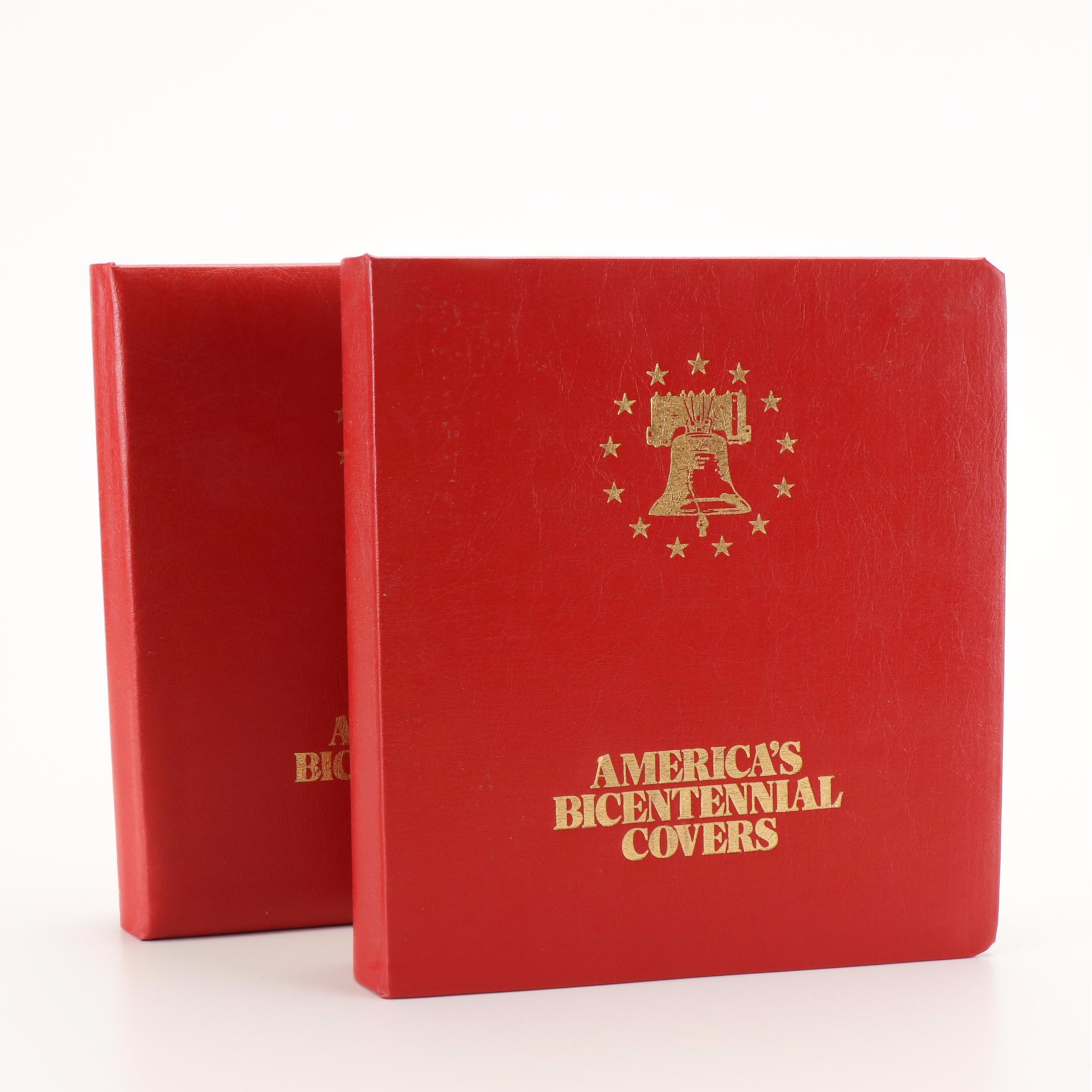 Two Albums of U.S. Bicentennial Postal Covers