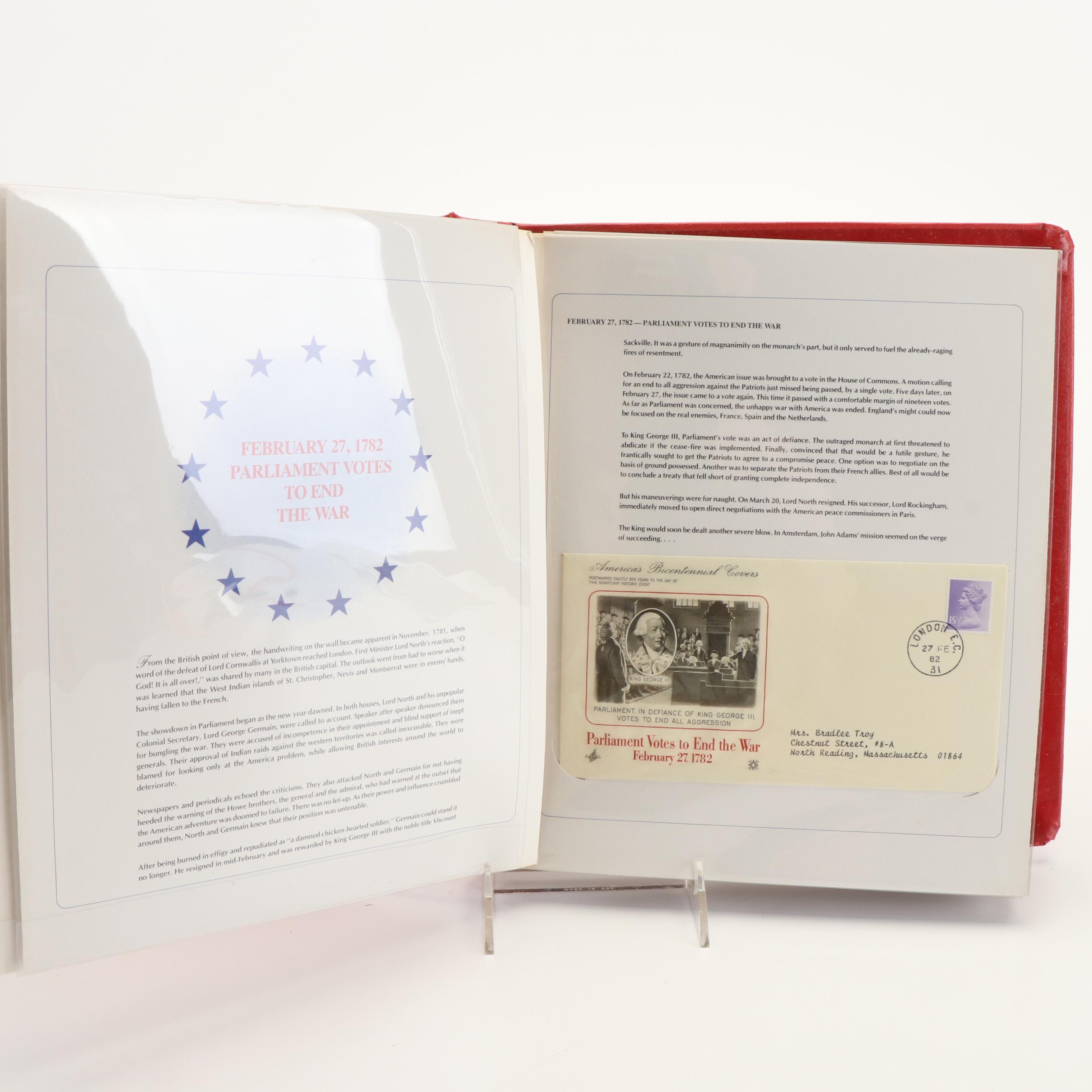 Two Albums of U.S. Bicentennial Postal Covers