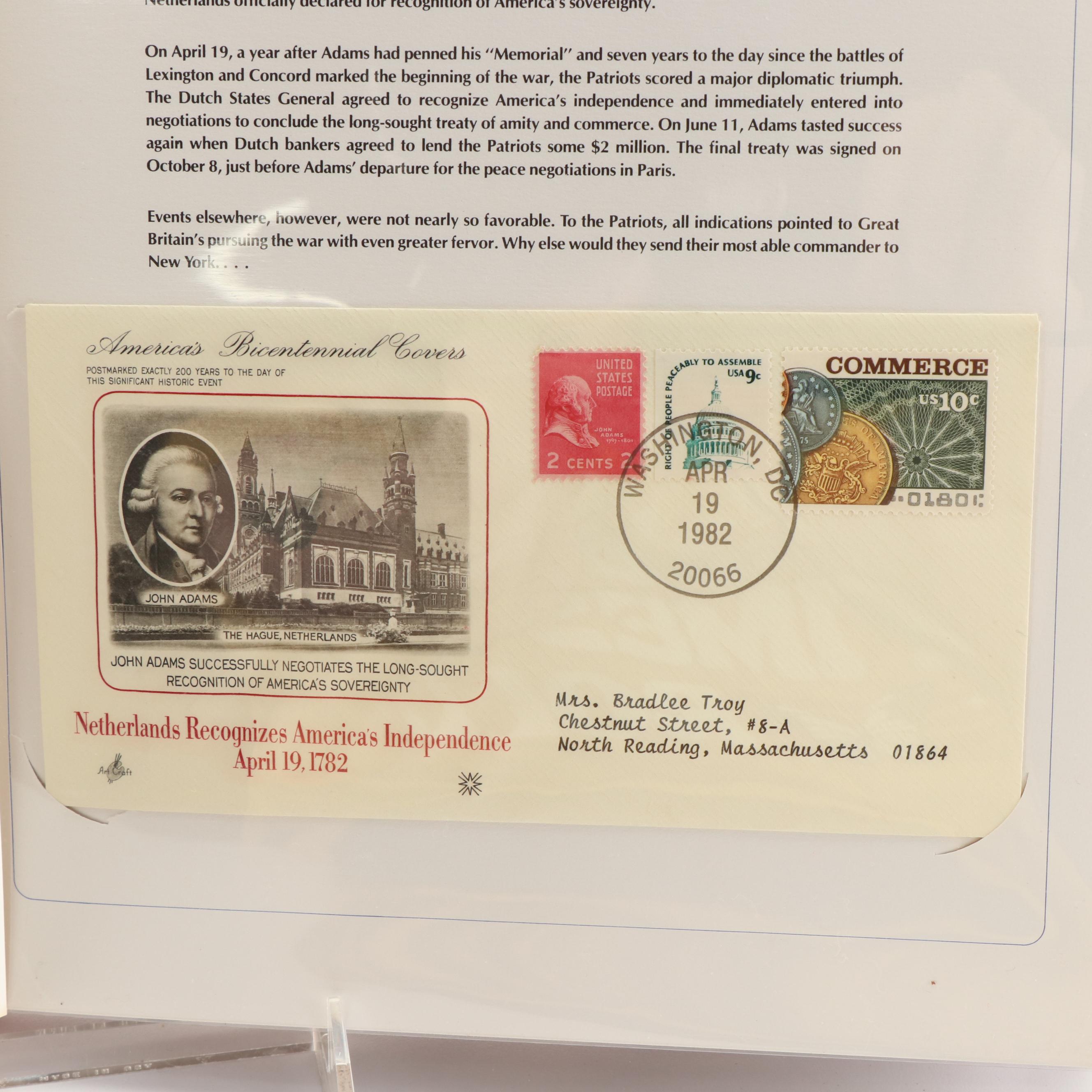 Two Albums of U.S. Bicentennial Postal Covers