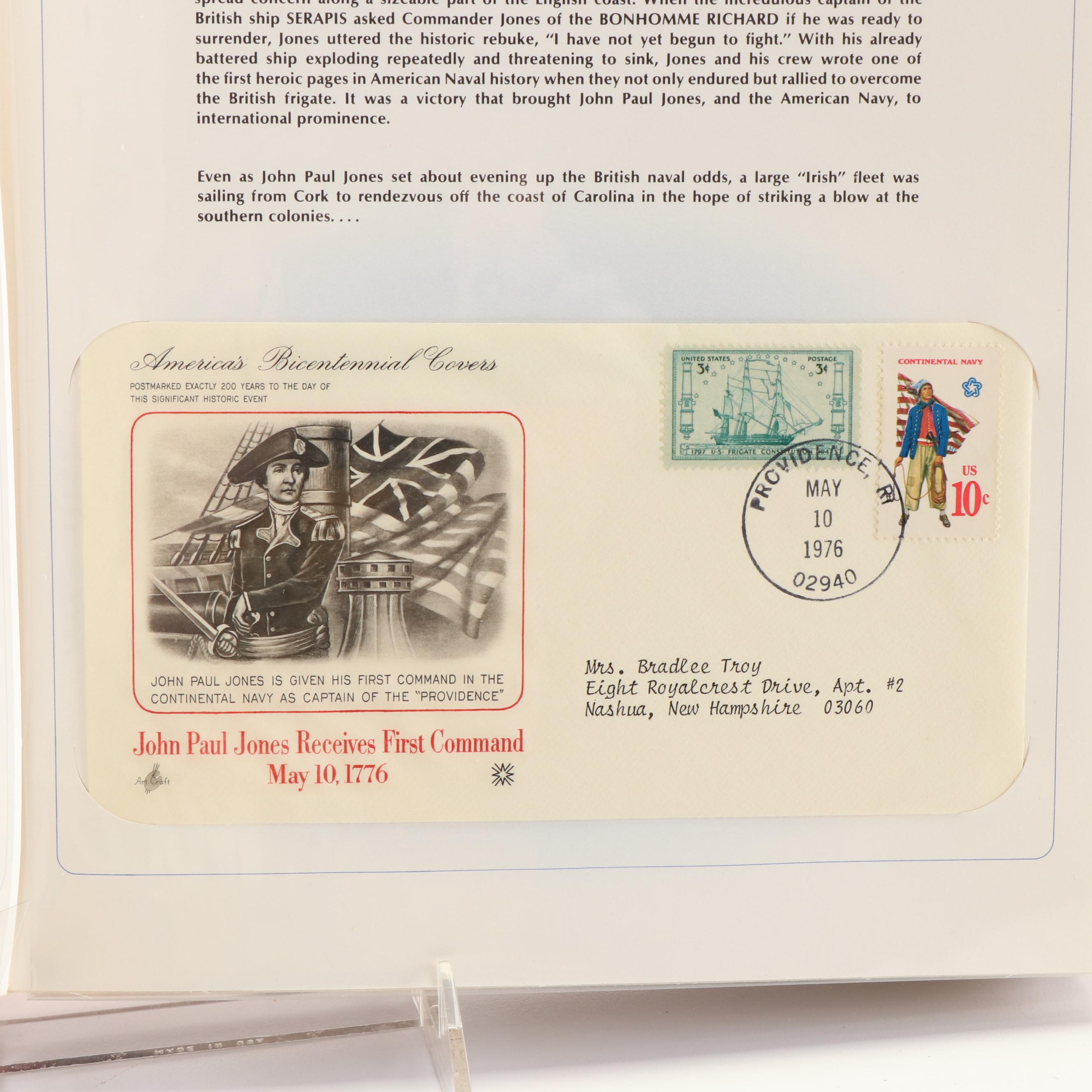 Two Albums of U.S. Bicentennial Postal Covers