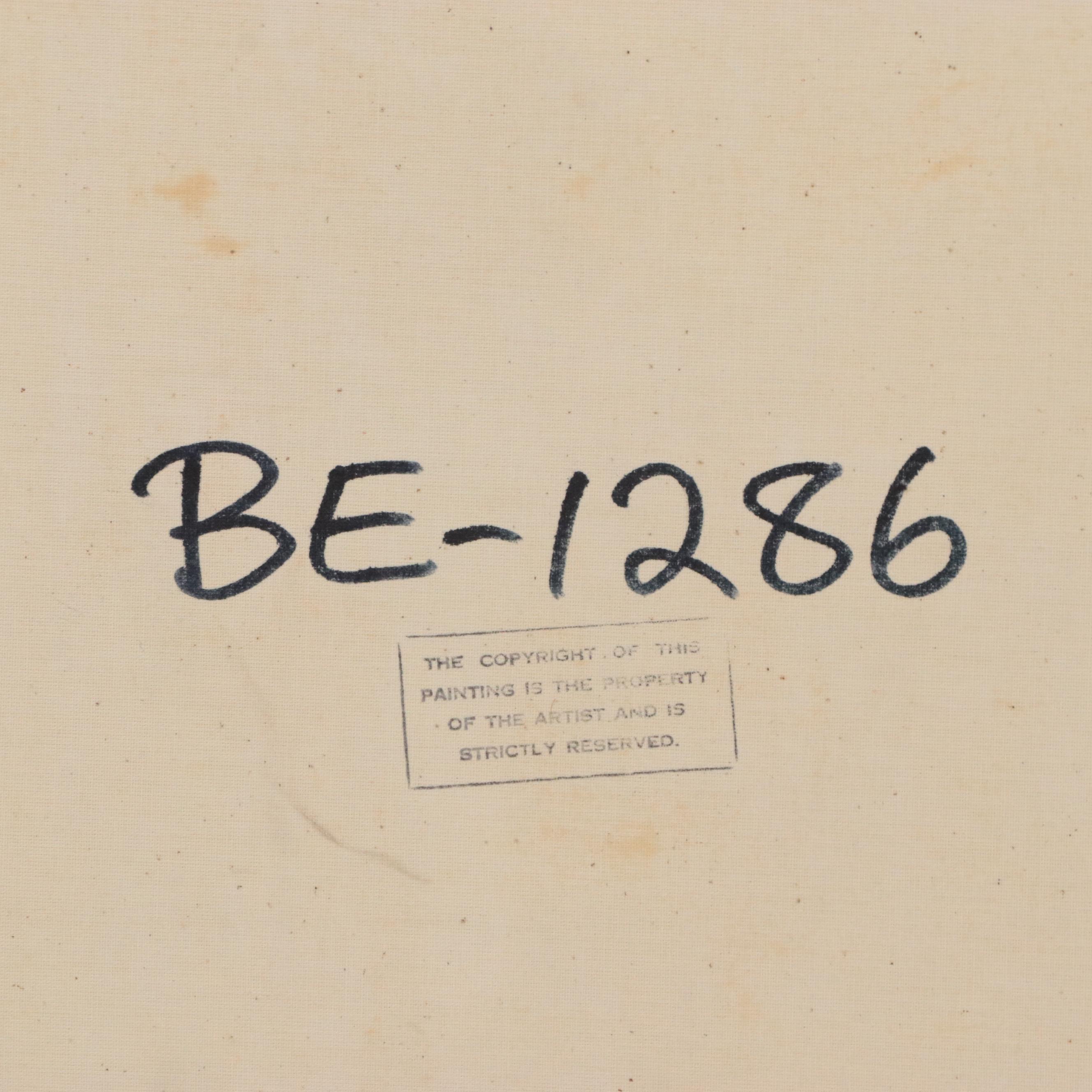 Antoine Blanchard Parisian Cityscape Oil Painting of Moulin Rouge