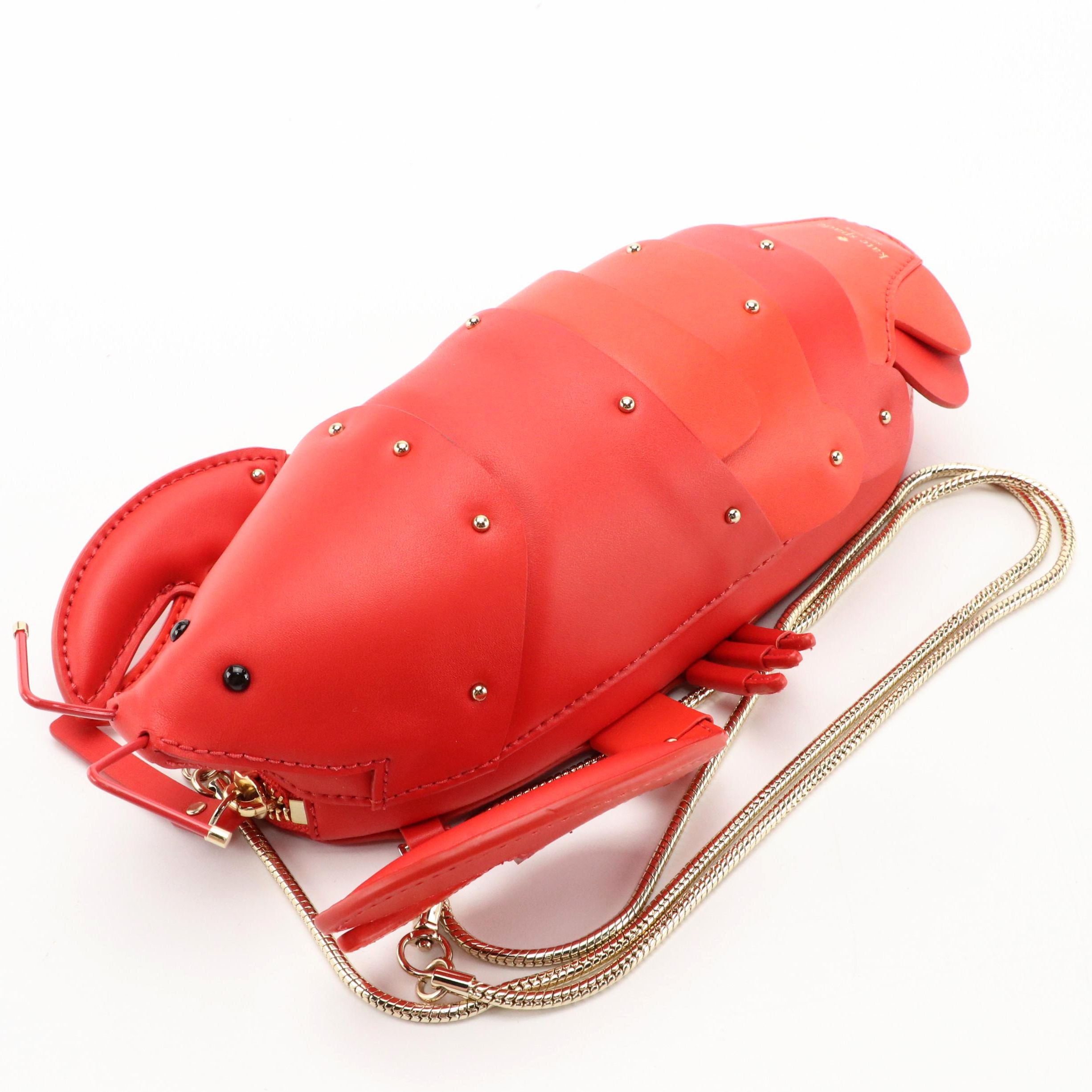 Kate Spade New York Leather Lobster Zip-Around Crossbody Bag