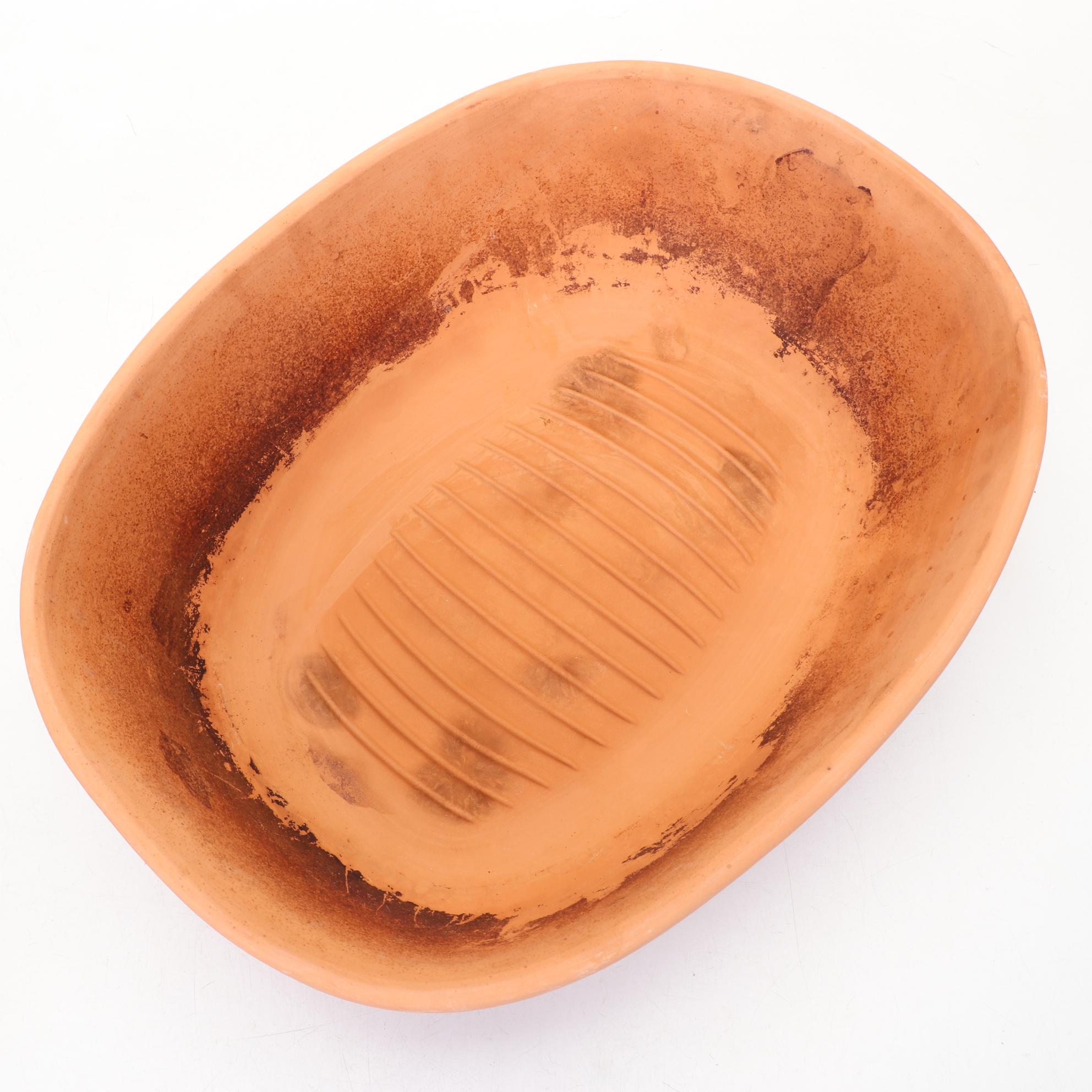 Romertopf Ceramic Roaster For Conventional Oven Or Microwave