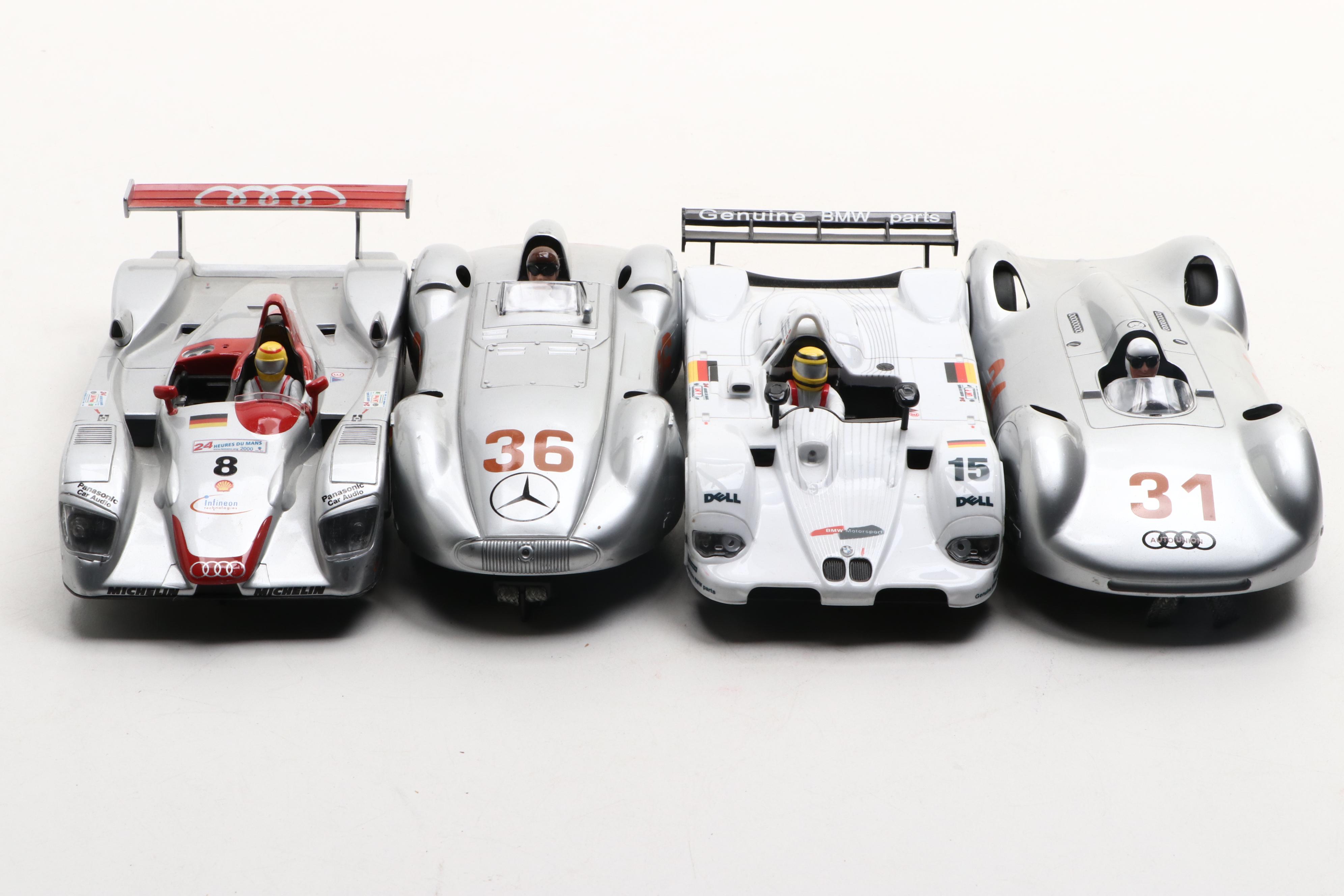 Audi and Mercedes 24 Hour Le Mans Scale Model Prototypes